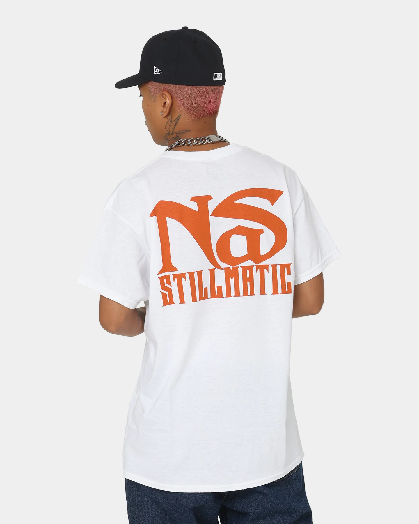 Nas Stillmatic T-Shirt White - Image 7