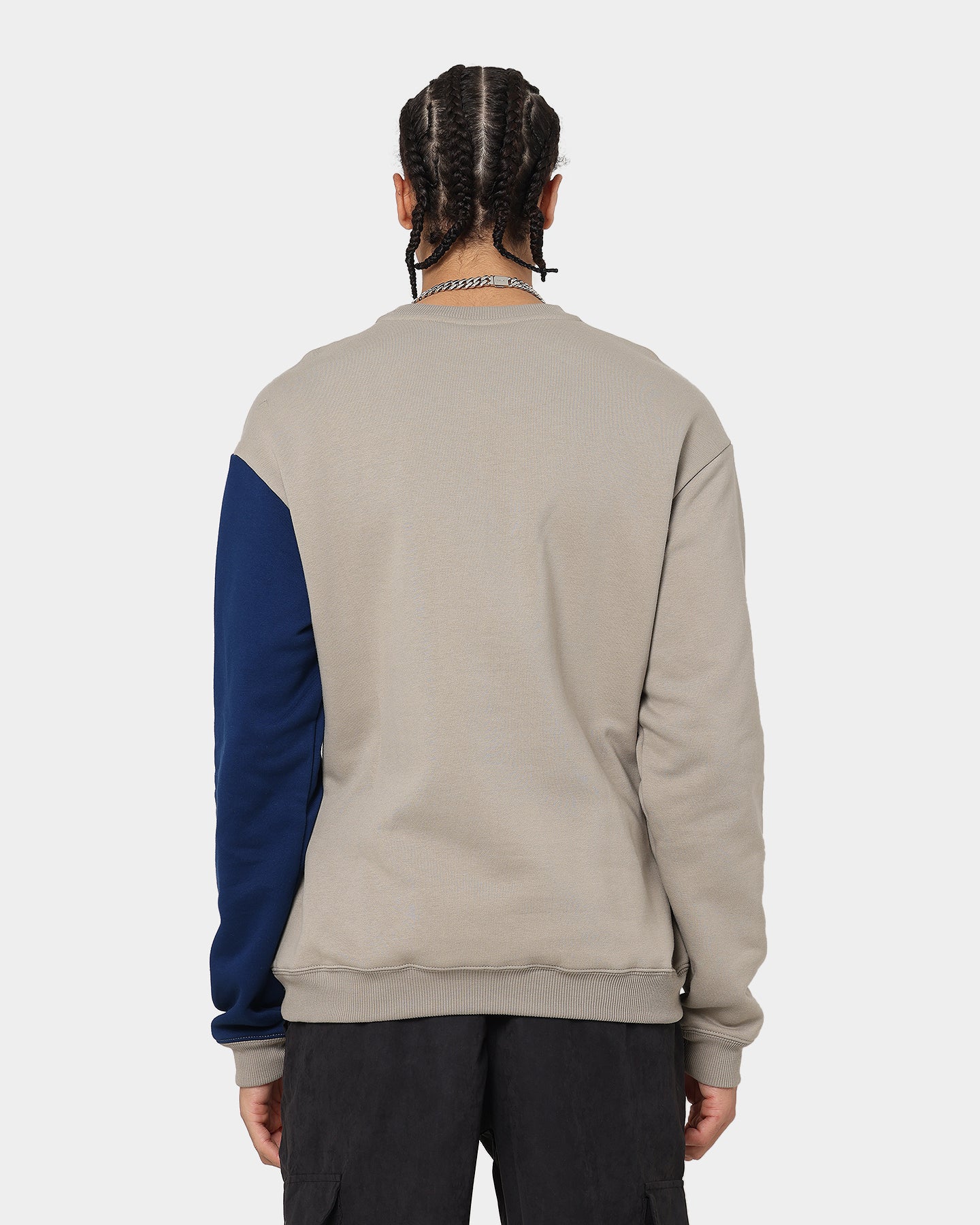 National Collegiate Athletic Association Georgetown Hoyas Vertical Panel Crewneck Grey - Image 4