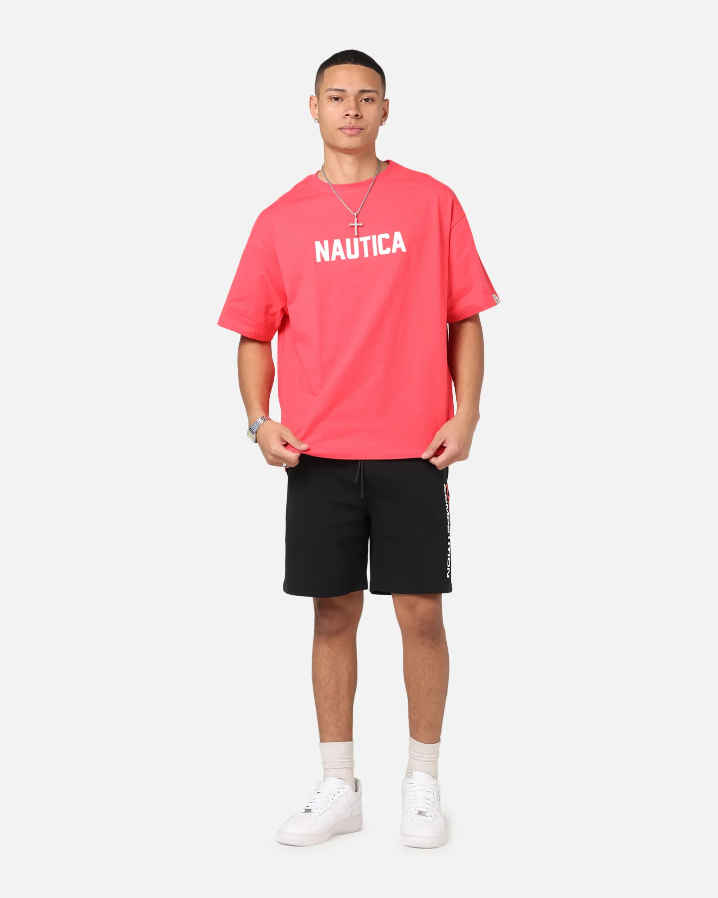 Nautica Basic Logo T-Shirt Pink - Image 2