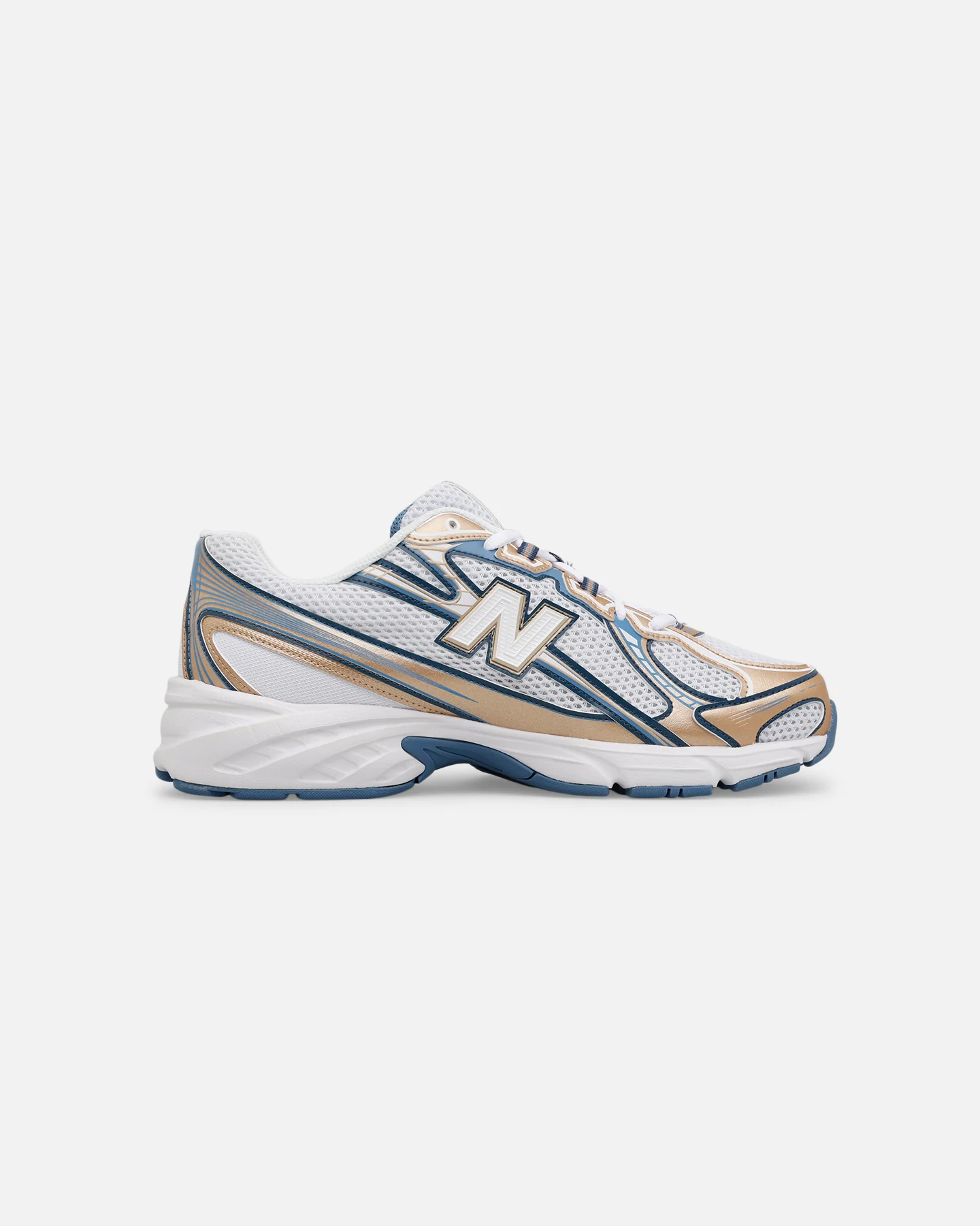 New Balance 740 Blue/Gold - Image 2