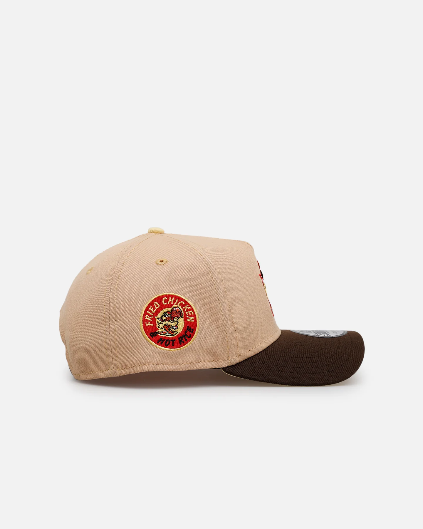 New Era Akron RubberDucks 'MILB Theme Night' 9FORTY A-Frame Snapback Tan/Brown - Image 3