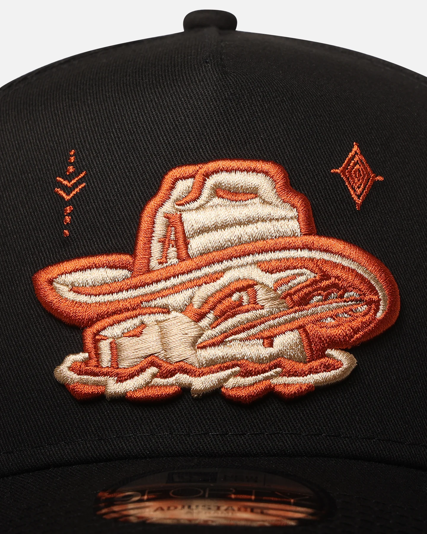 New Era Amarillo Sod Poodles 'Sunset Trails 2.0' 9FORTY A-Frame Snapback Black - Image 5