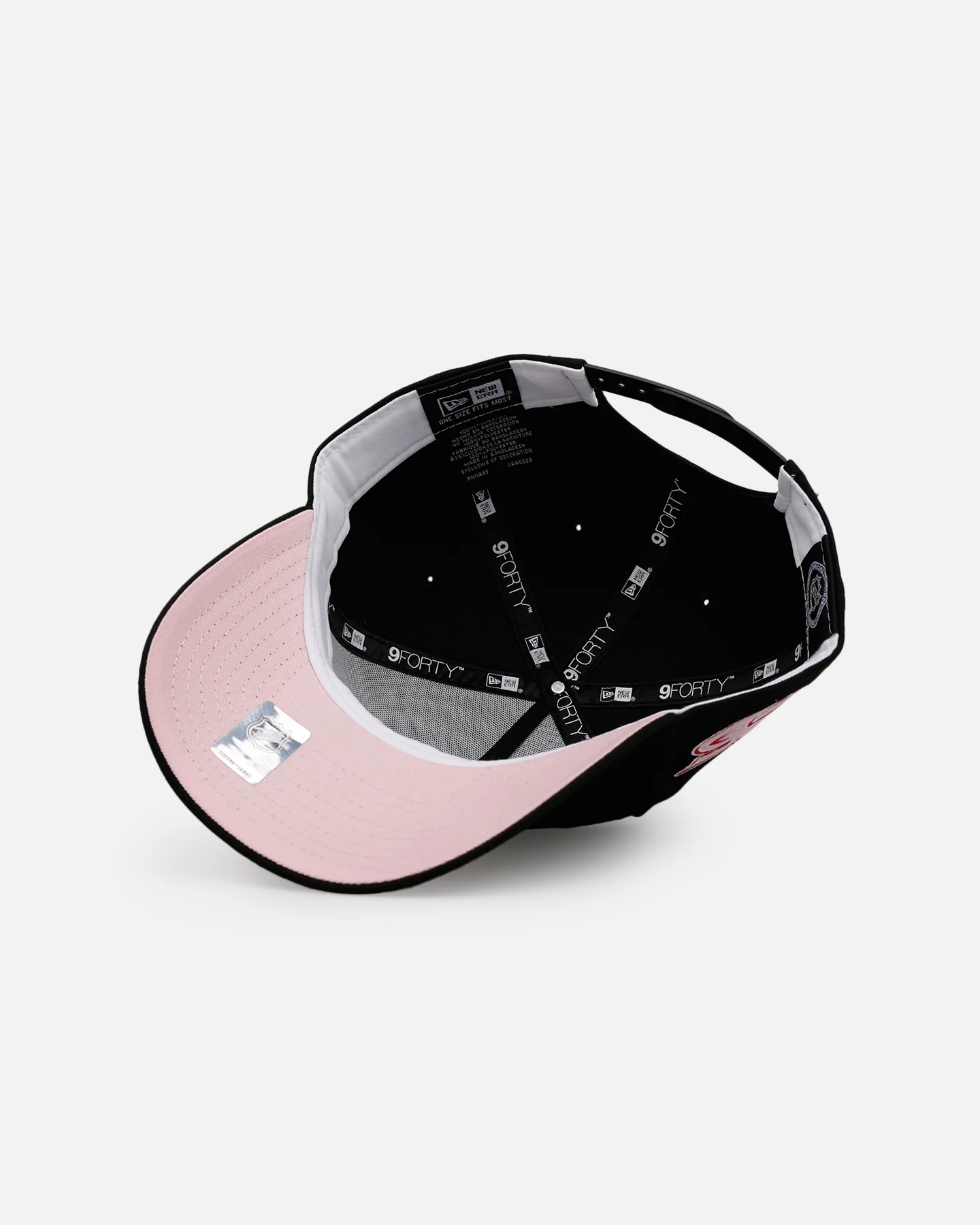 New Era Anaheim Ducks 'Black And Pink' 9FORTY A-Frame Snapback Black/Pink - Image 6