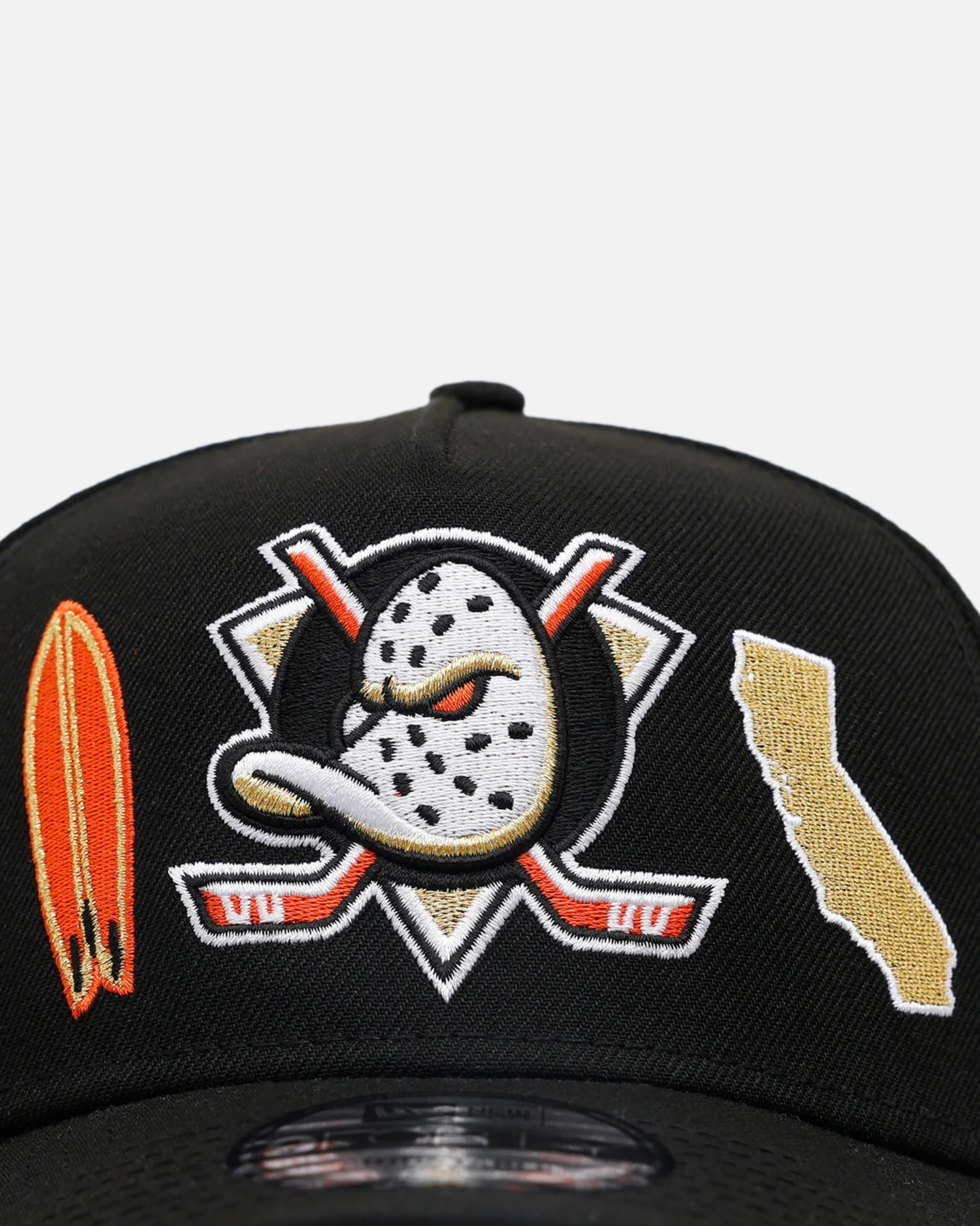 New Era Anaheim Ducks 'City Icons' 9FORTY A-Frame Snapback Black - Image 5