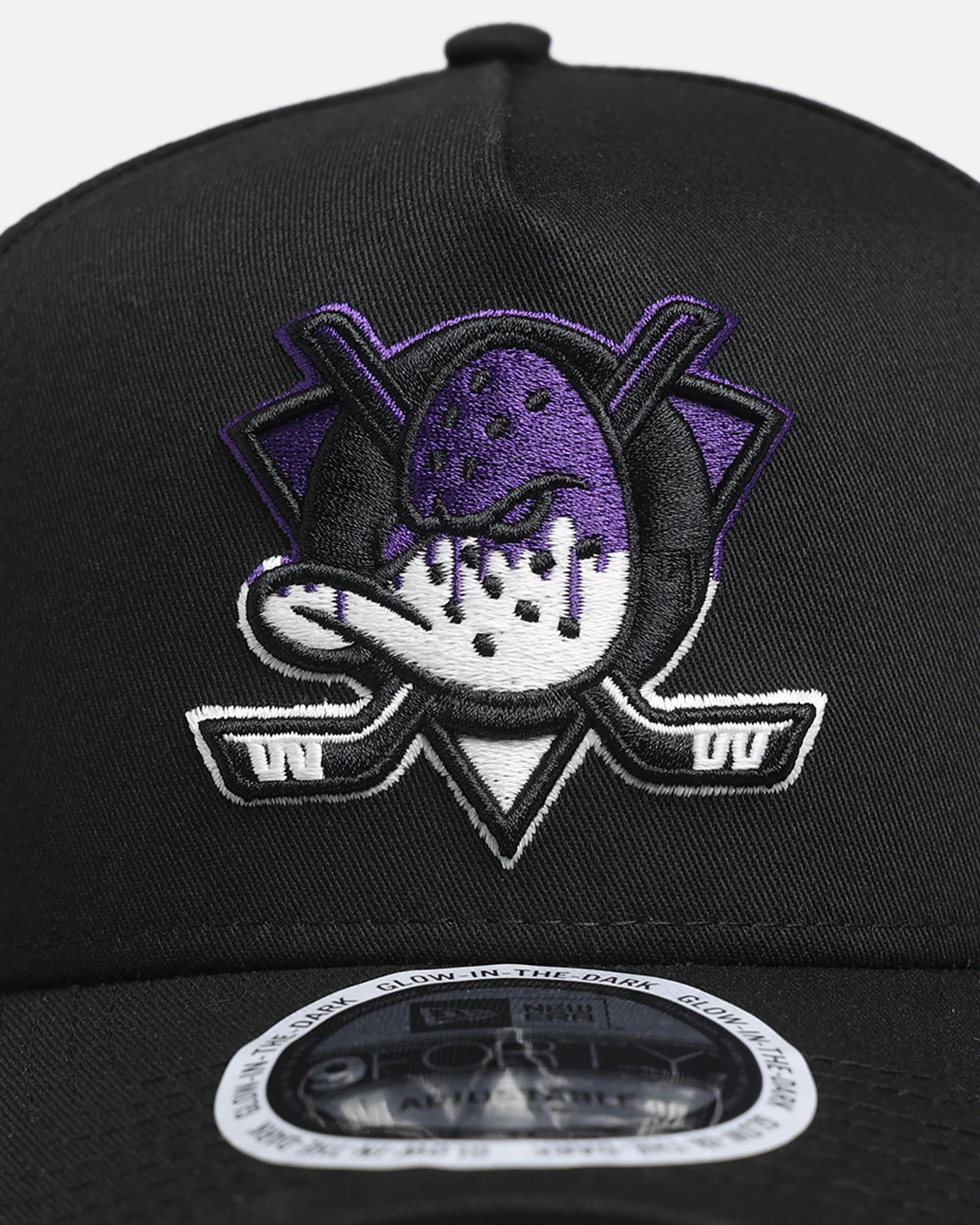New Era Anaheim Ducks 'Drip 3.0' 9FORTY A-Frame Snapback Black - Image 6