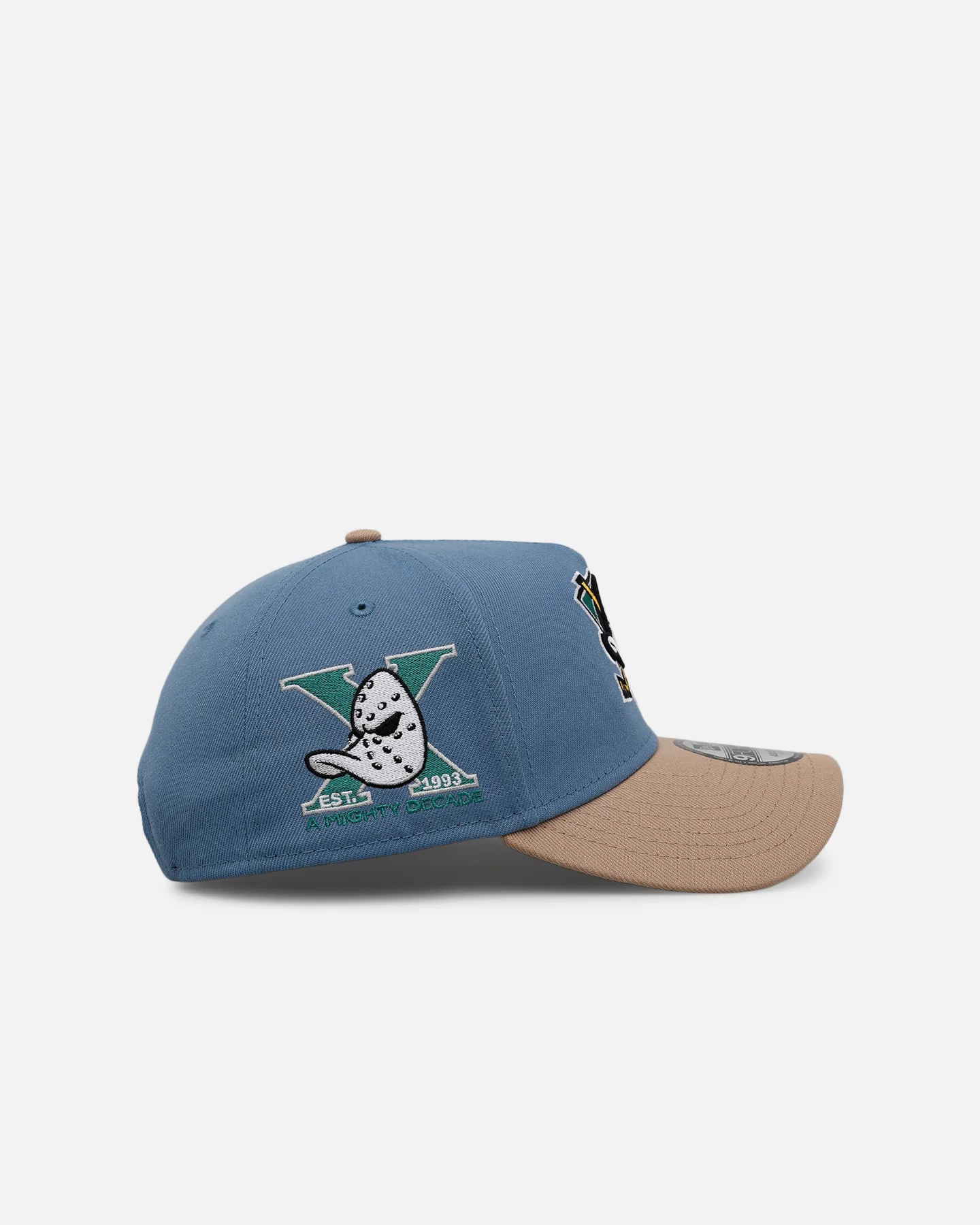New Era Anaheim Ducks 'Easy Breezy' 9FORTY A-Frame Snapback Blue/Tan - Image 3