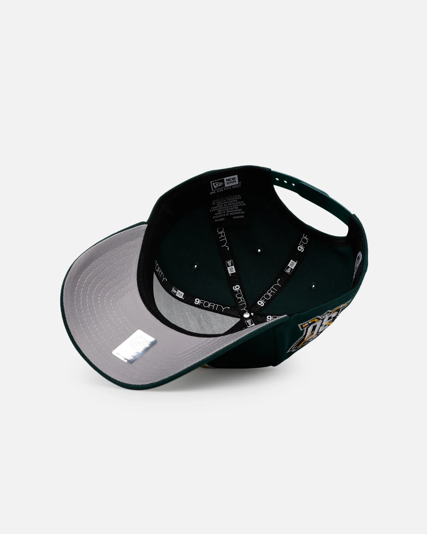 New Era Anaheim Ducks 'Evergreen' 9FORTY A-Frame Snapback Dark Green - Image 6