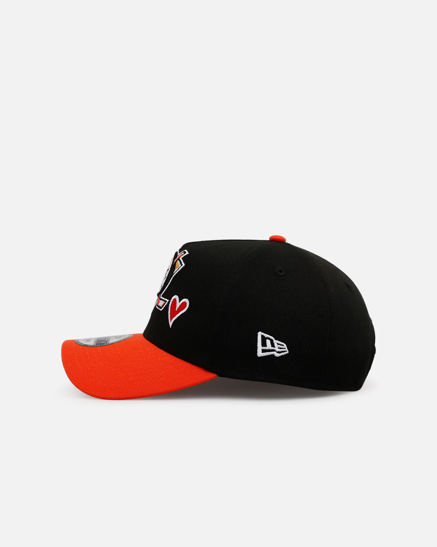 New Era Anaheim Ducks 'Team Color Hearts' 9FORTY A-Frame Snapback Official Team Color - Image 4