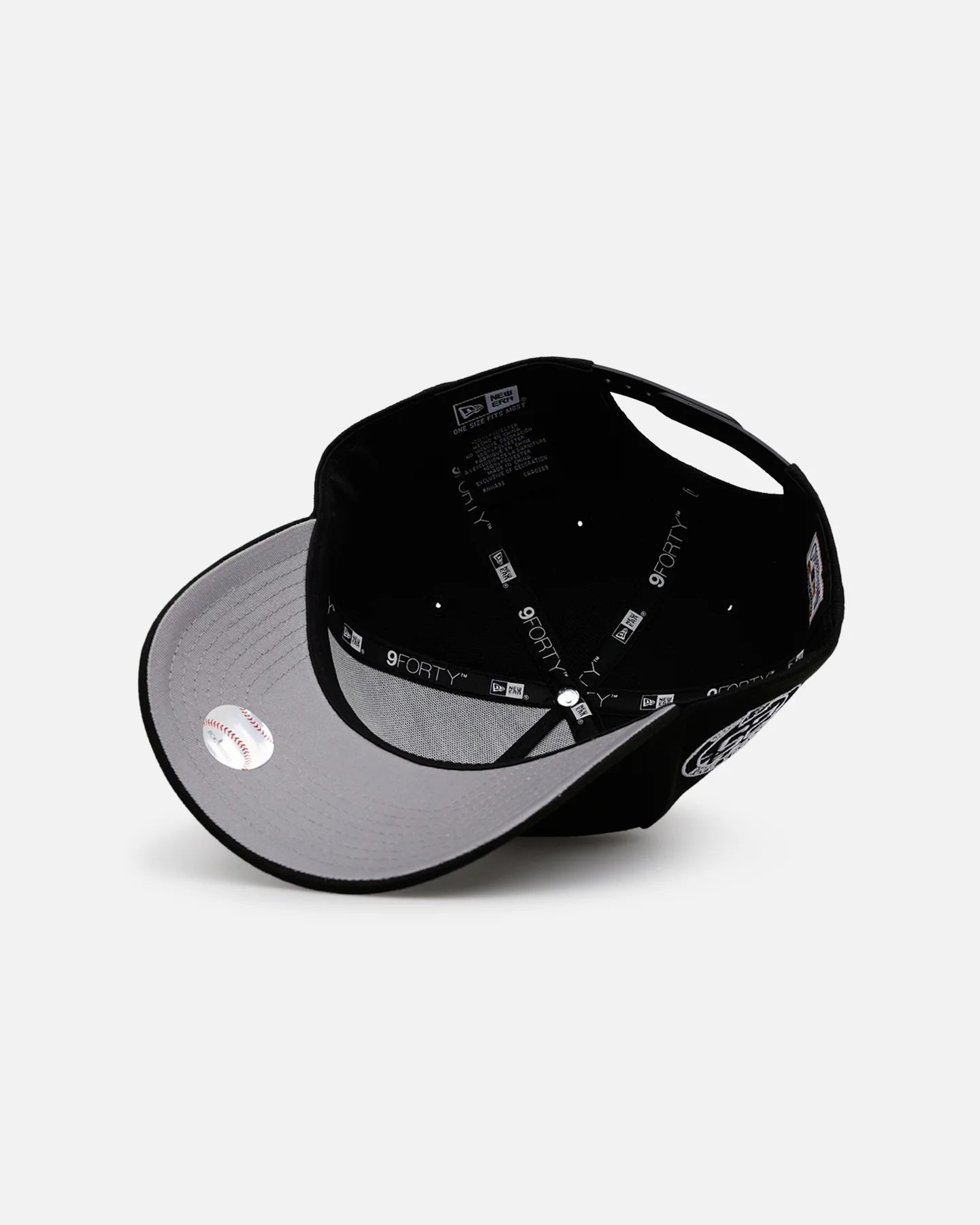 New Era Arizona Diamondbacks 'Black White Upside Down Logo' 9FORTY A-Frame Snapback Black/White - Image 6