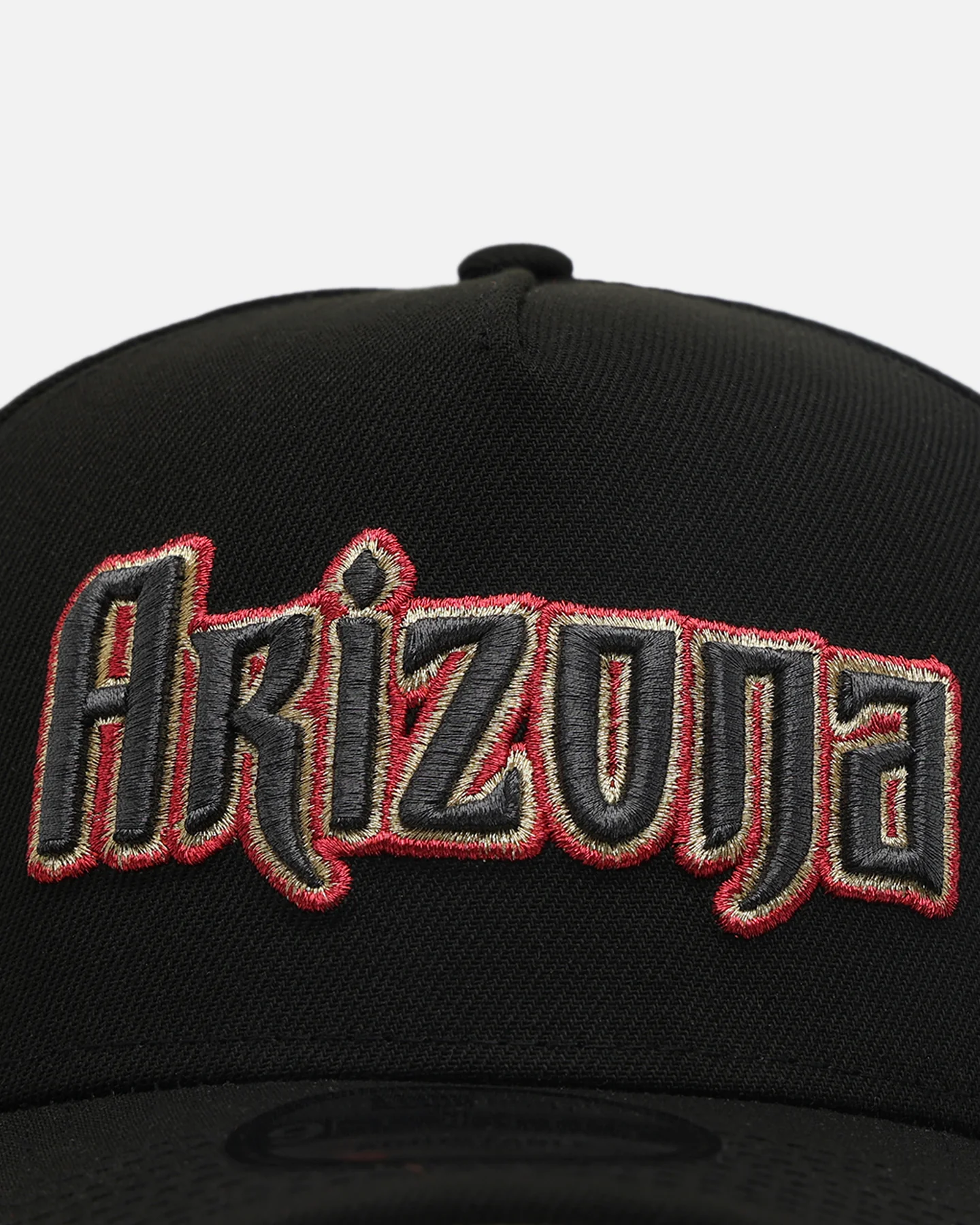 New Era Arizona Diamondbacks 'Metallic Wordmark' 9FORTY A-Frame Snapback Black - Image 5