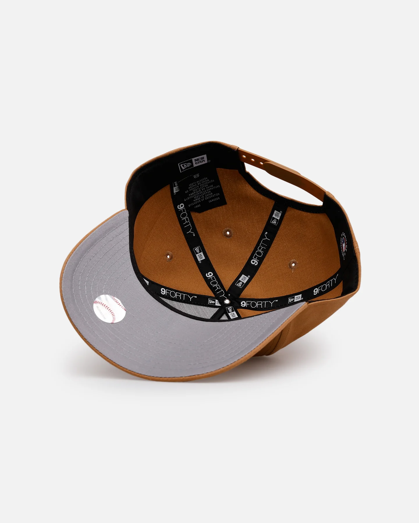 New Era Arizona Diamondbacks 'Wheat Canvas' 9FORTY A-Frame Snapback Wheat - Image 6