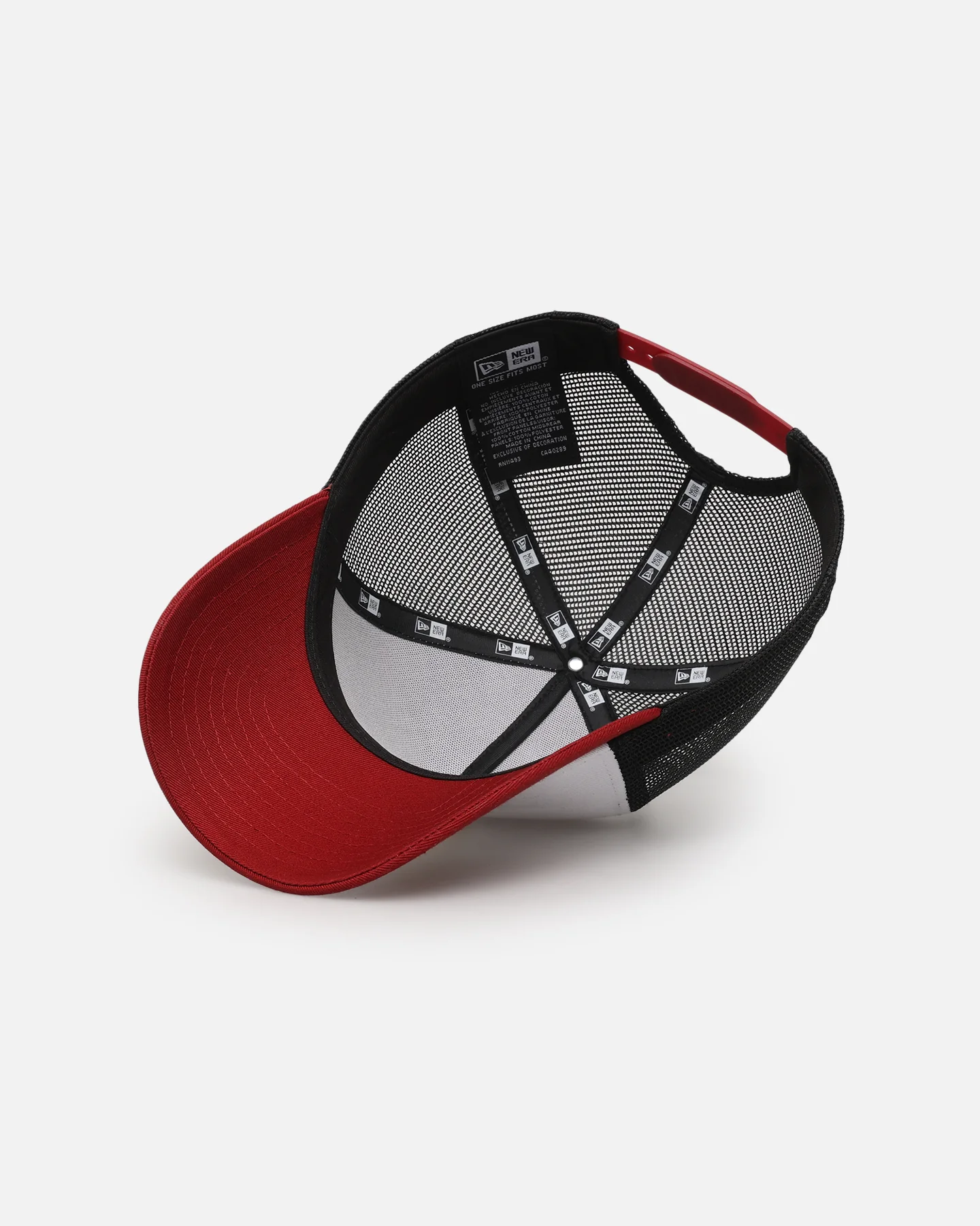New Era AS Roma 9FORTY A-Frame Trucker Snapback White - Image 6