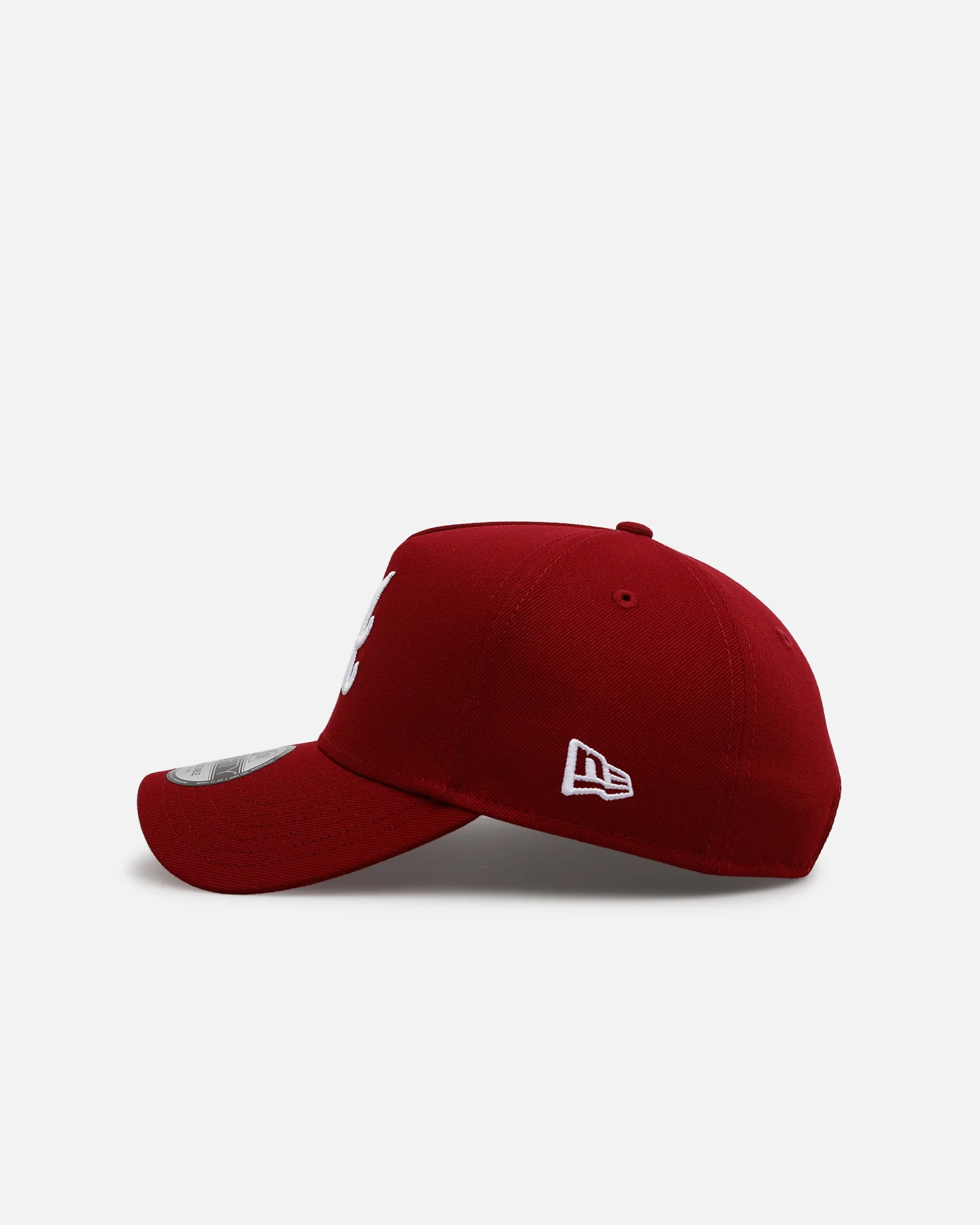 New Era Atlanta Braves 'Candy Apple' 9FORTY A-Frame Snapback Cardinal - Image 4