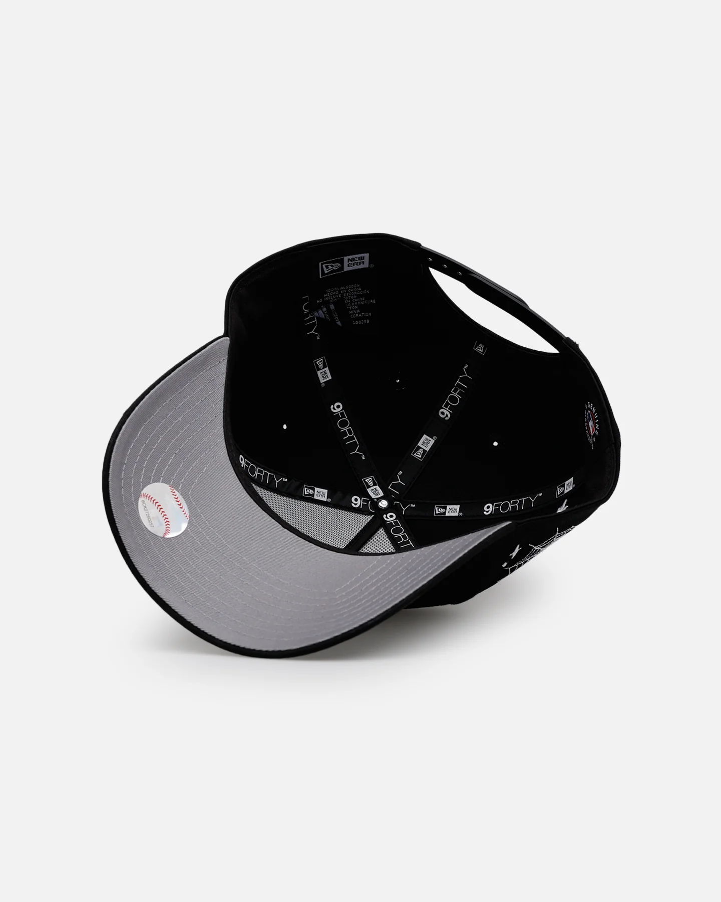 New Era Atlanta Braves 'Grit 3.0' 9FORTY A-Frame Snapback Black/White - Image 6