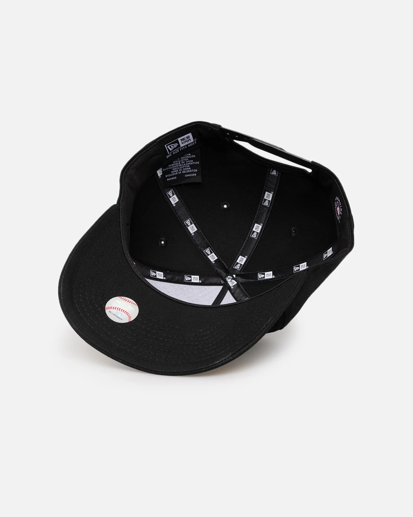 New Era Atlanta Braves 'Military Patch' Pre-Curved Golfer Snapback Black - Image 7