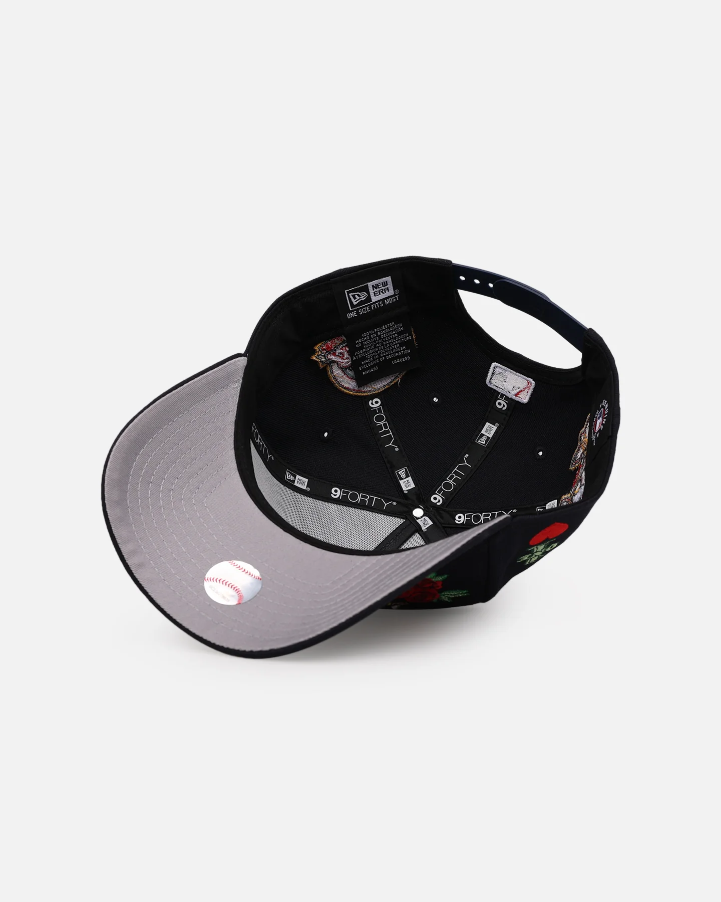 New Era Atlanta Braves 'One Love' 9FORTY A-Frame Snapback Official Team Color - Image 6