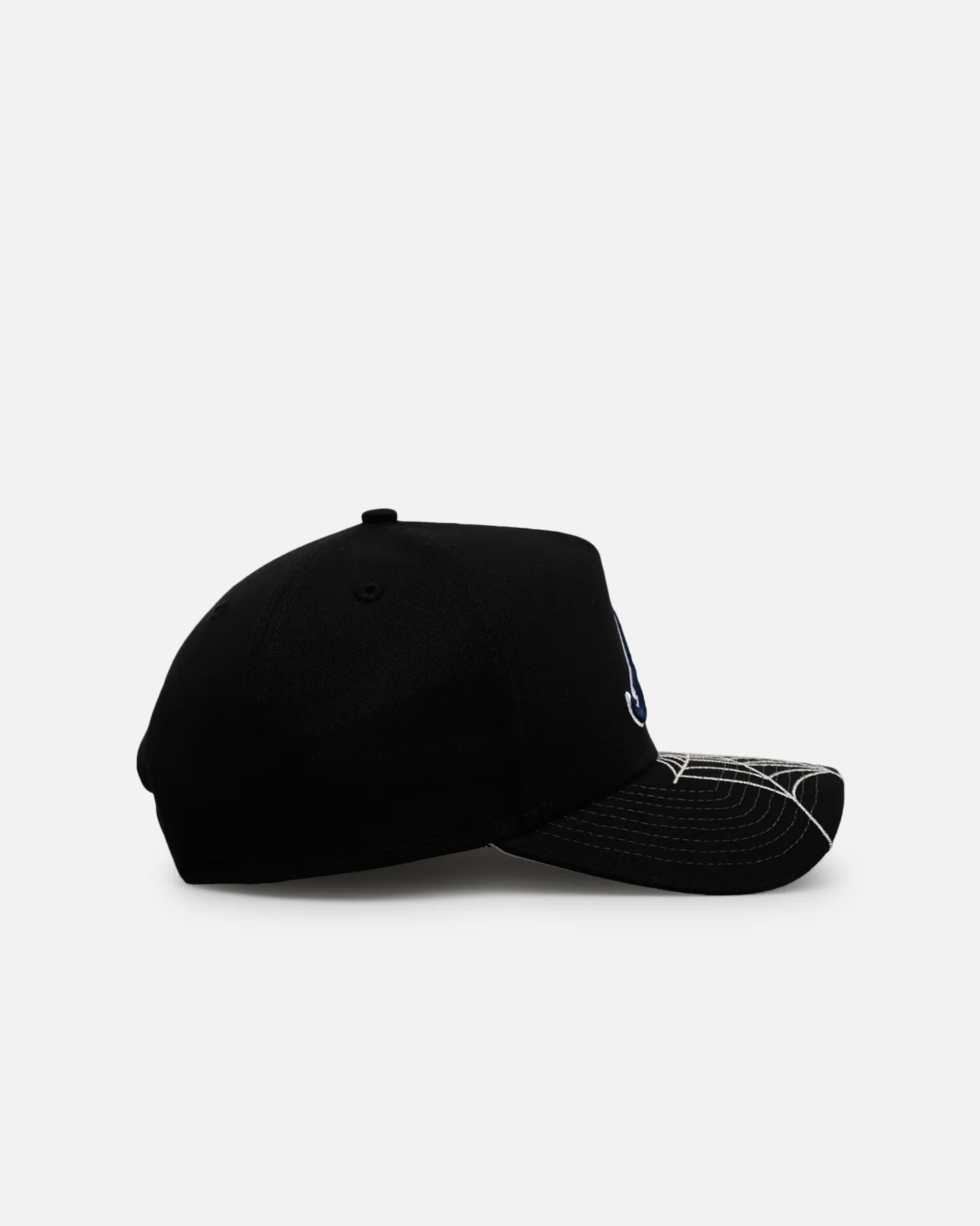 New Era Atlanta Braves 'Spider Web Visor' 9FORTY A-Frame Snapback Black - Image 4