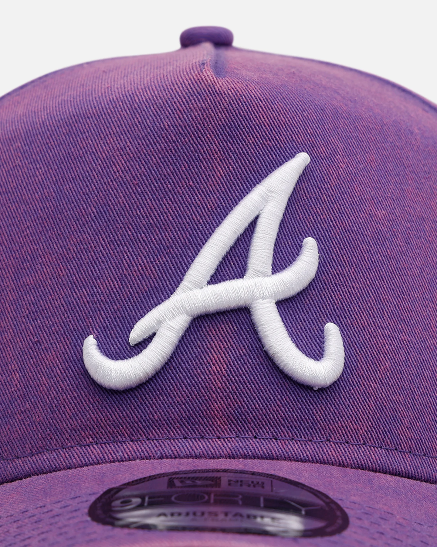 New Era Atlanta Braves 'Washed Purple' 9FORTY A-Frame Snapback Washed Purple - Image 5