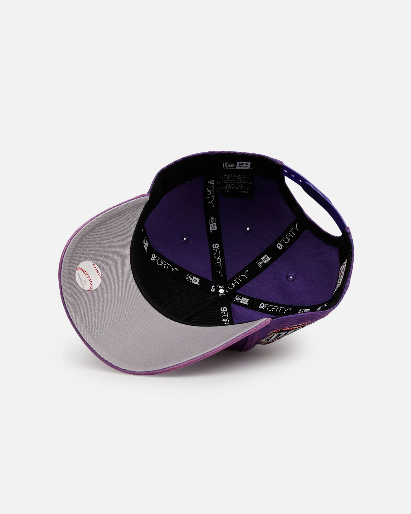 New Era Atlanta Braves 'Washed Purple' 9FORTY A-Frame Snapback Washed Purple - Image 6