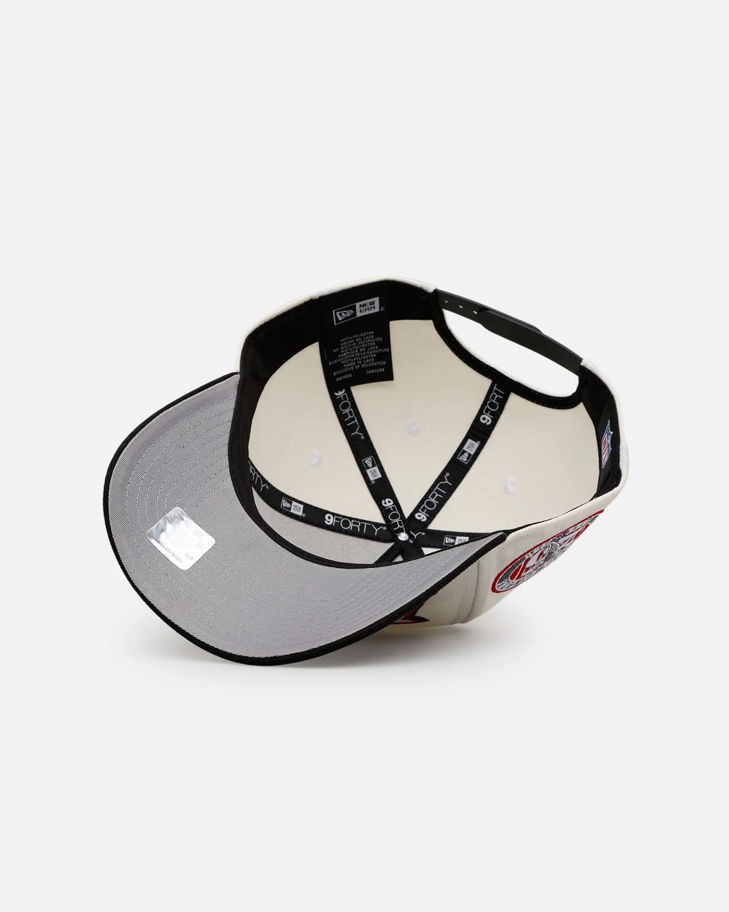 New Era Atlanta Falcons 'Chrome Metallic Wordmark' 9FORTY A-Frame Snapback Chrome - Image 6