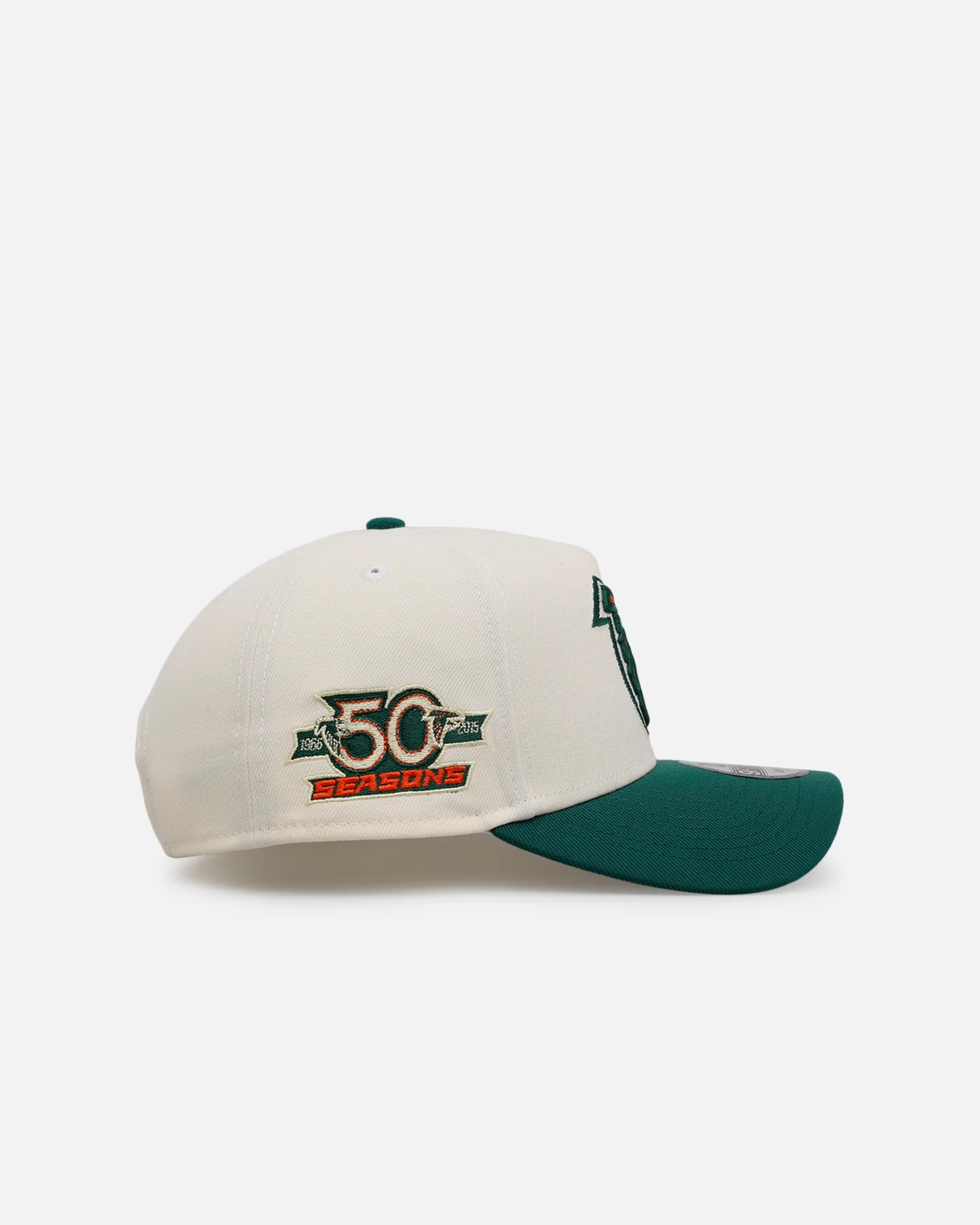 New Era Atlanta Falcons 'Citrus' 9FORTY A-Frame Snapback Chrome/Green/Orange - Image 3