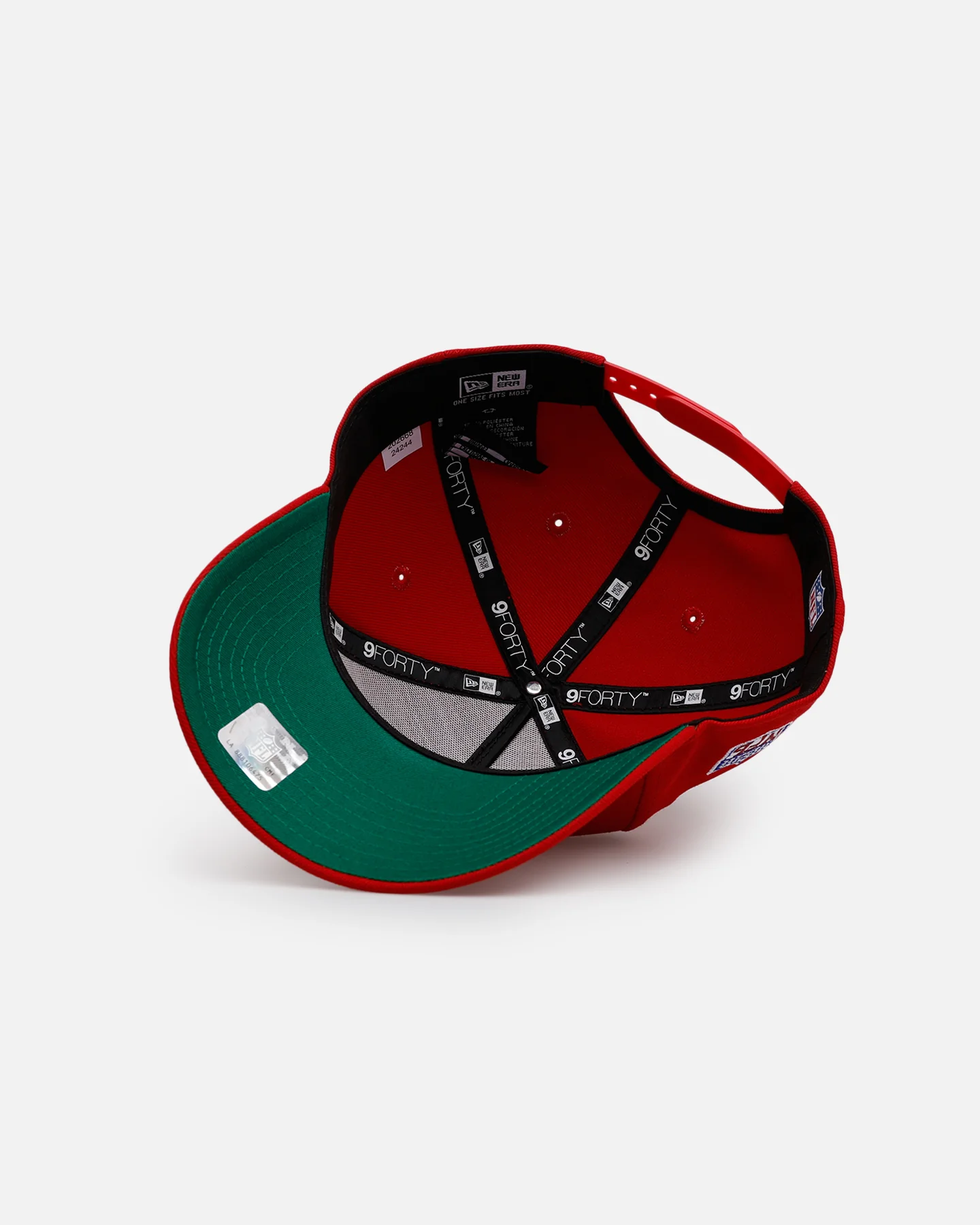New Era Atlanta Falcons 'Throwback Bowl' 9FORTY A-Frame Snapback Red - Image 6