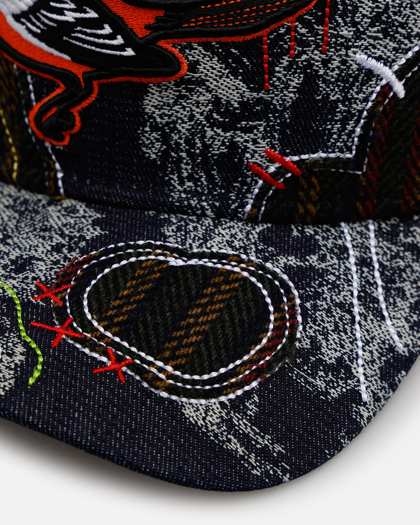 New Era Baltimore Orioles 'Running Stitch' 9FORTY A-Frame Snapback Multi - Image 2
