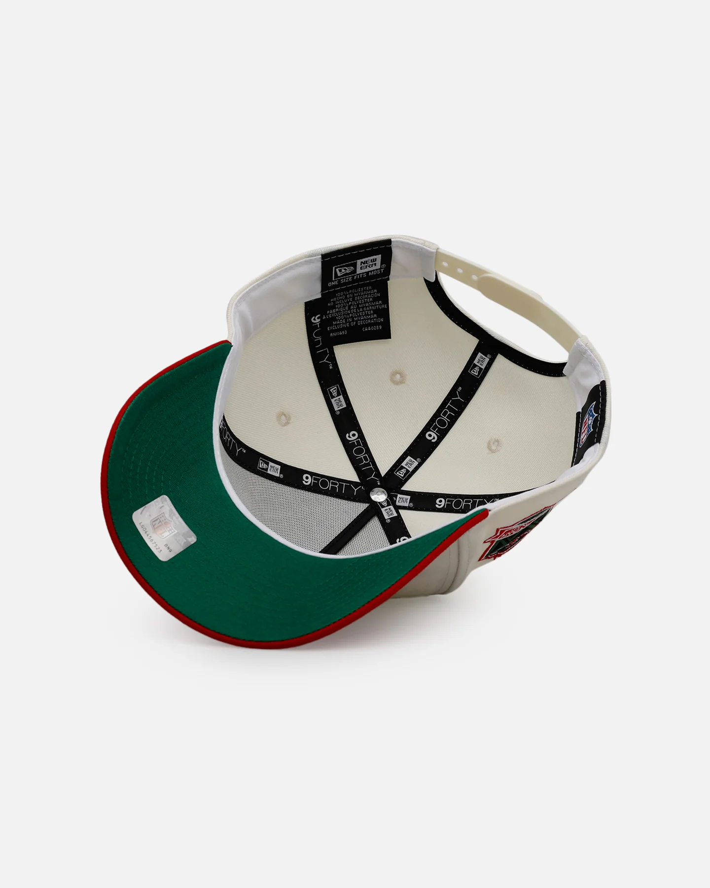 New Era Baltimore Ravens 'Strawberry' 9FORTY A-Frame Snapback Chrome/Red - Image 6
