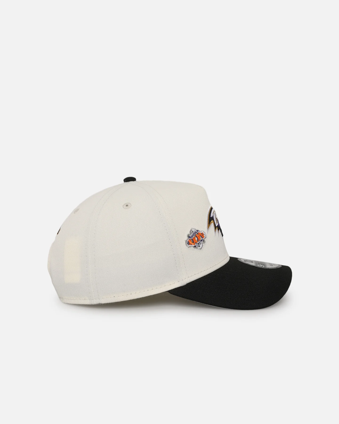 New Era Baltimore Ravens 'Super Bowl Logos' 9FORTY A-Frame Snapback Chrome - Image 3