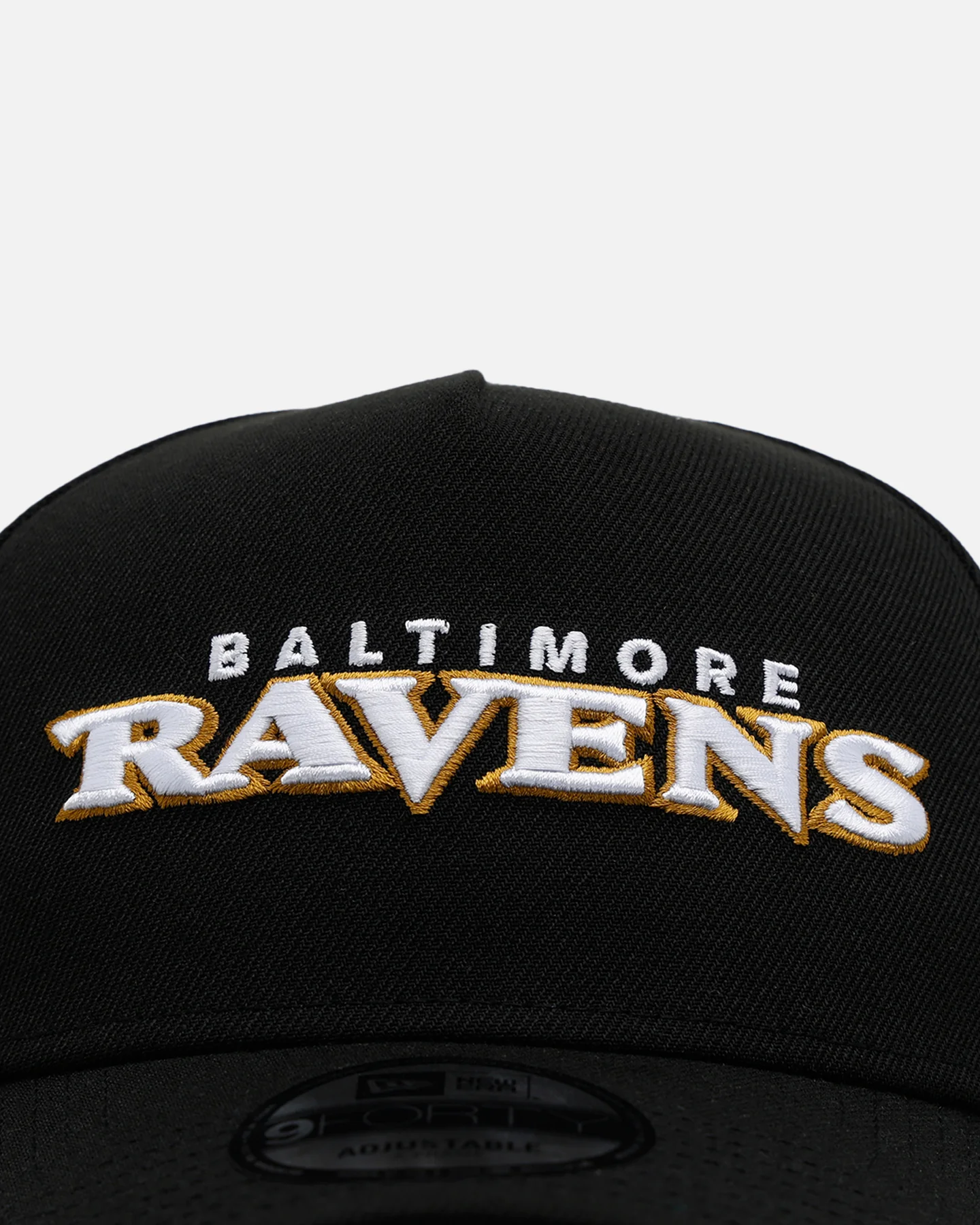 New Era Baltimore Ravens 'Throwback Bowl' 9FORTY A-Frame Snapback Black - Image 5