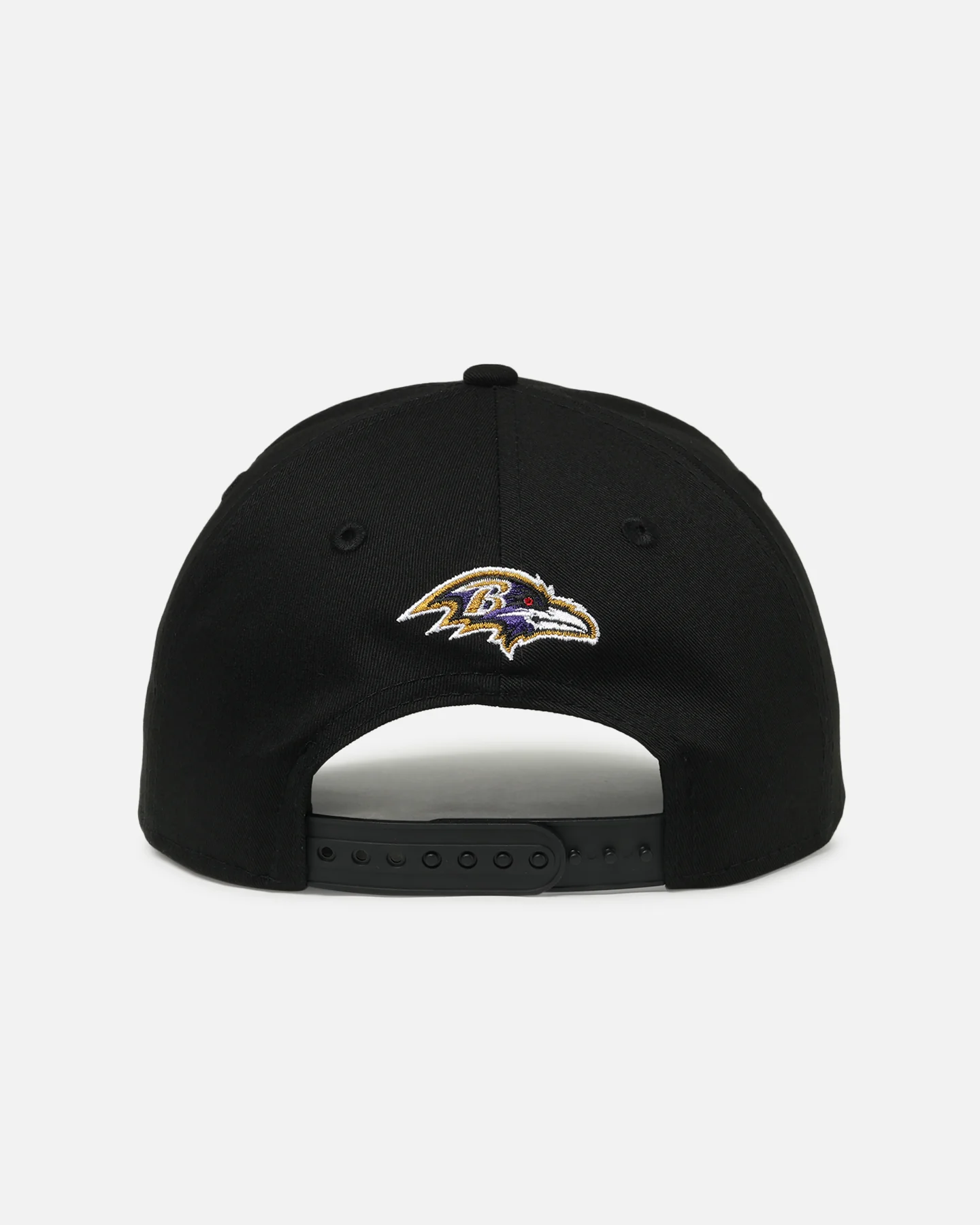 New Era Baltimore Ravens 'Upside Down Logo' 9FORTY A-Frame Snapback Black - Image 2