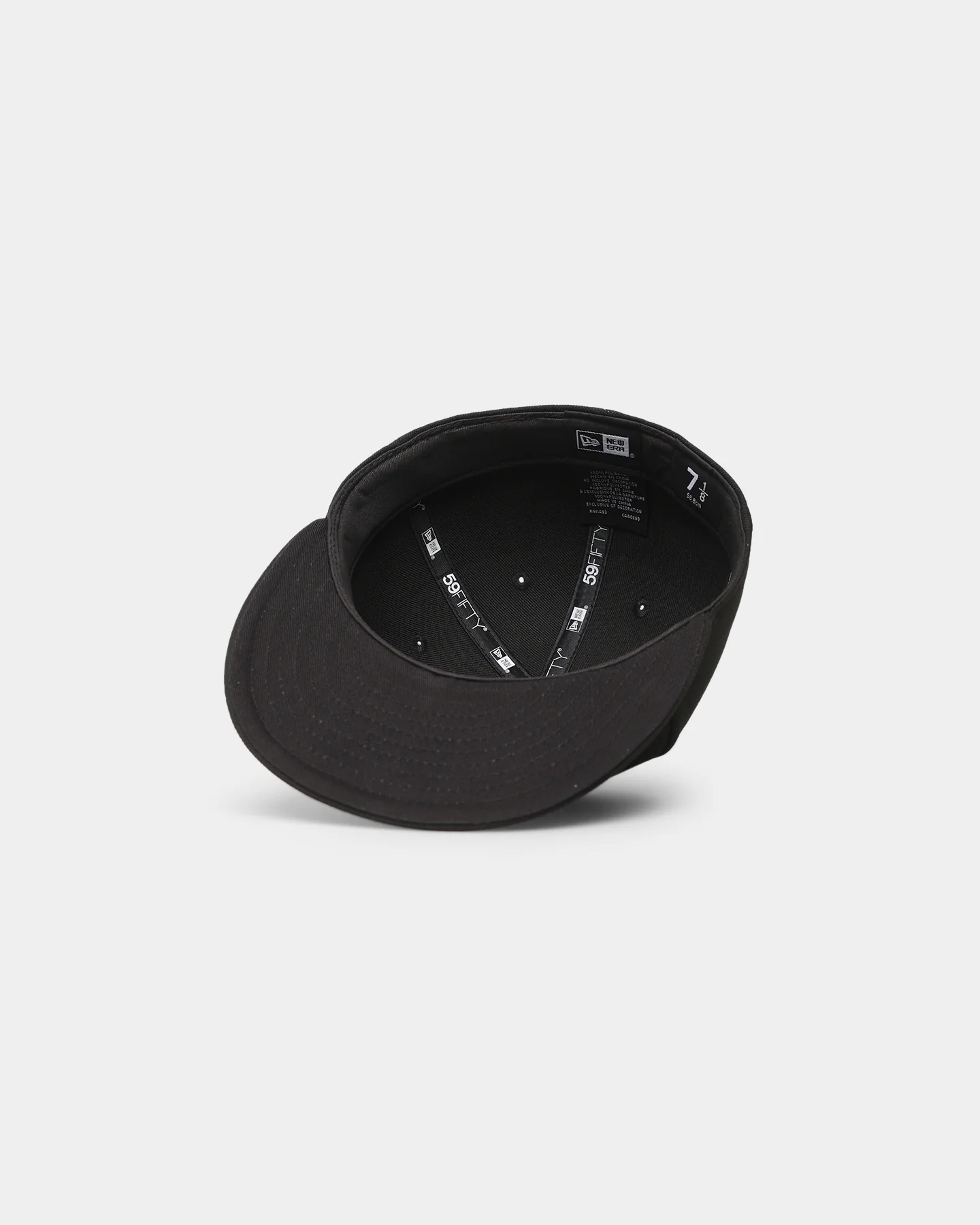 New Era Black 59FIFTY Fitted Black/White - Image 6