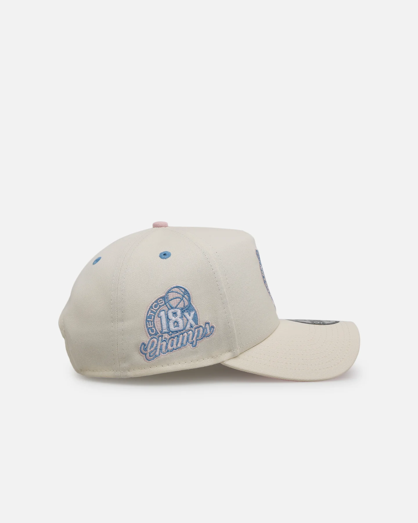New Era Boston Celtics 'Pastel' 9FORTY A-Frame Snapback Chrome White - Image 3