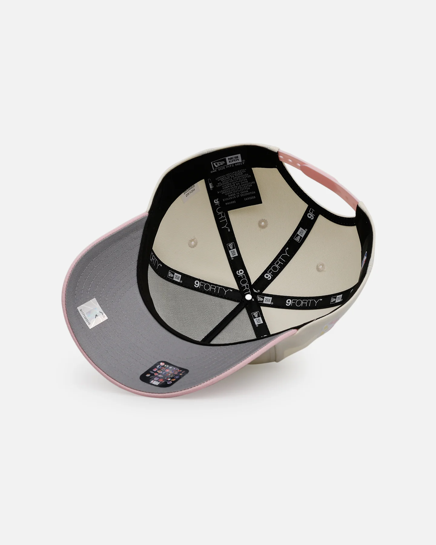 New Era Boston Celtics 'Pink Lemonade' 9FORTY A-Frame Snapback Pink/Yellow - Image 6