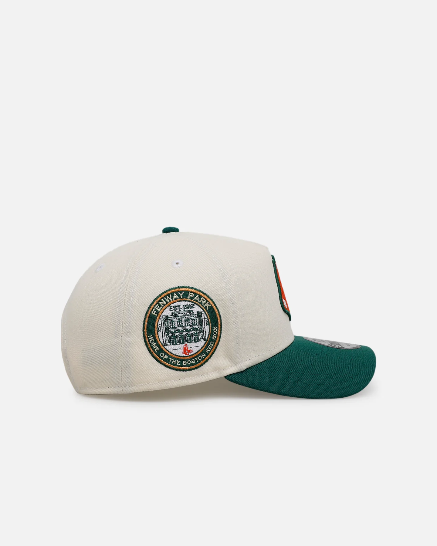 New Era Boston Red Sox 'Citrus' 9FORTY A-Frame Snapback Chrome/Green/Orange - Image 3