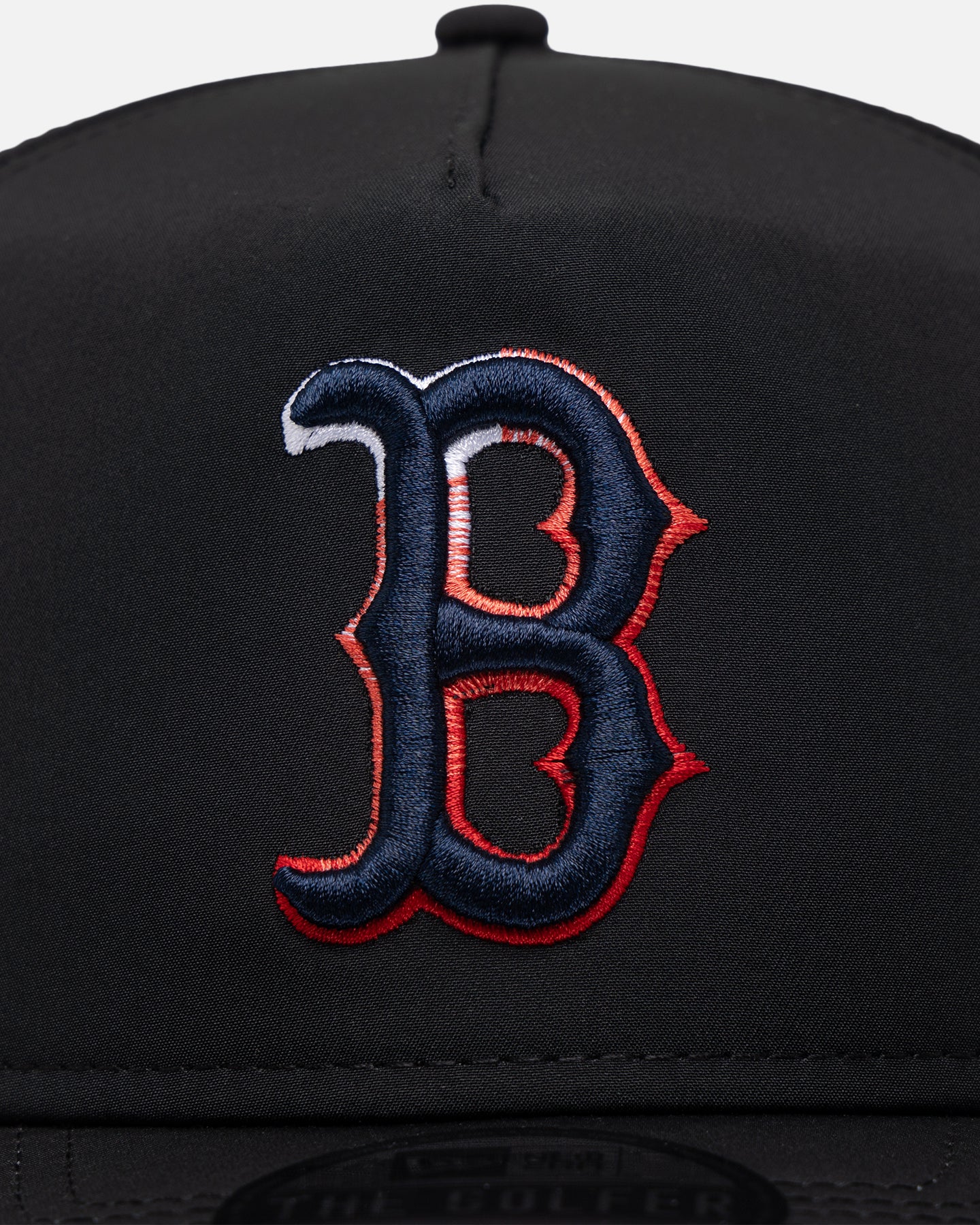 New Era Boston Red Sox Golfer Pre-Curved Snapback Black/OTC - Image 5