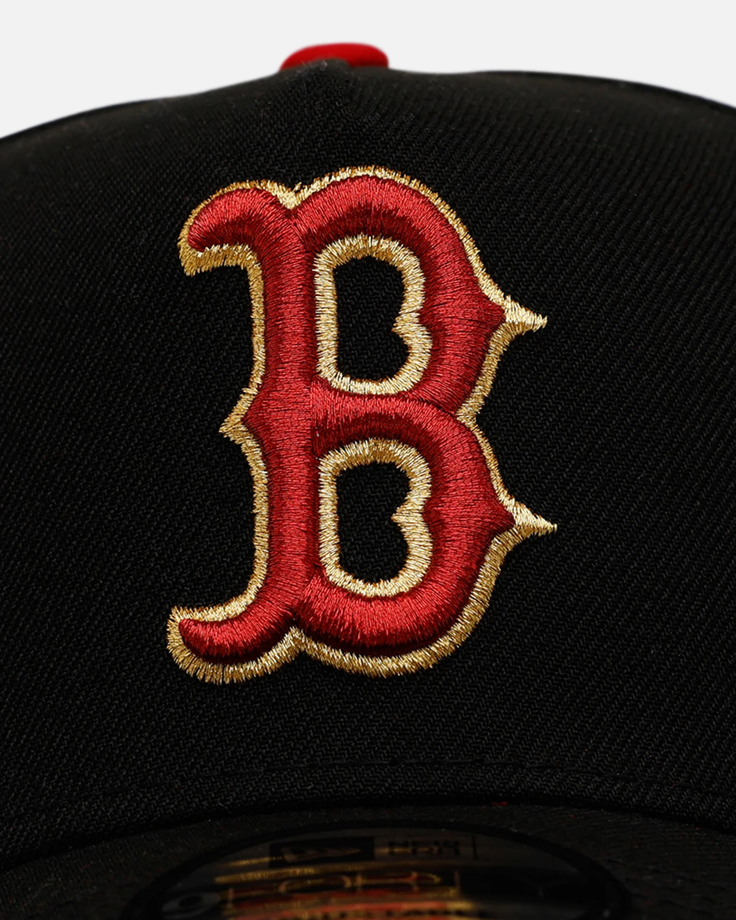 New Era Boston Red Sox 'Longevity' 9FORTY A-Frame Snapback Black/Red - Image 5