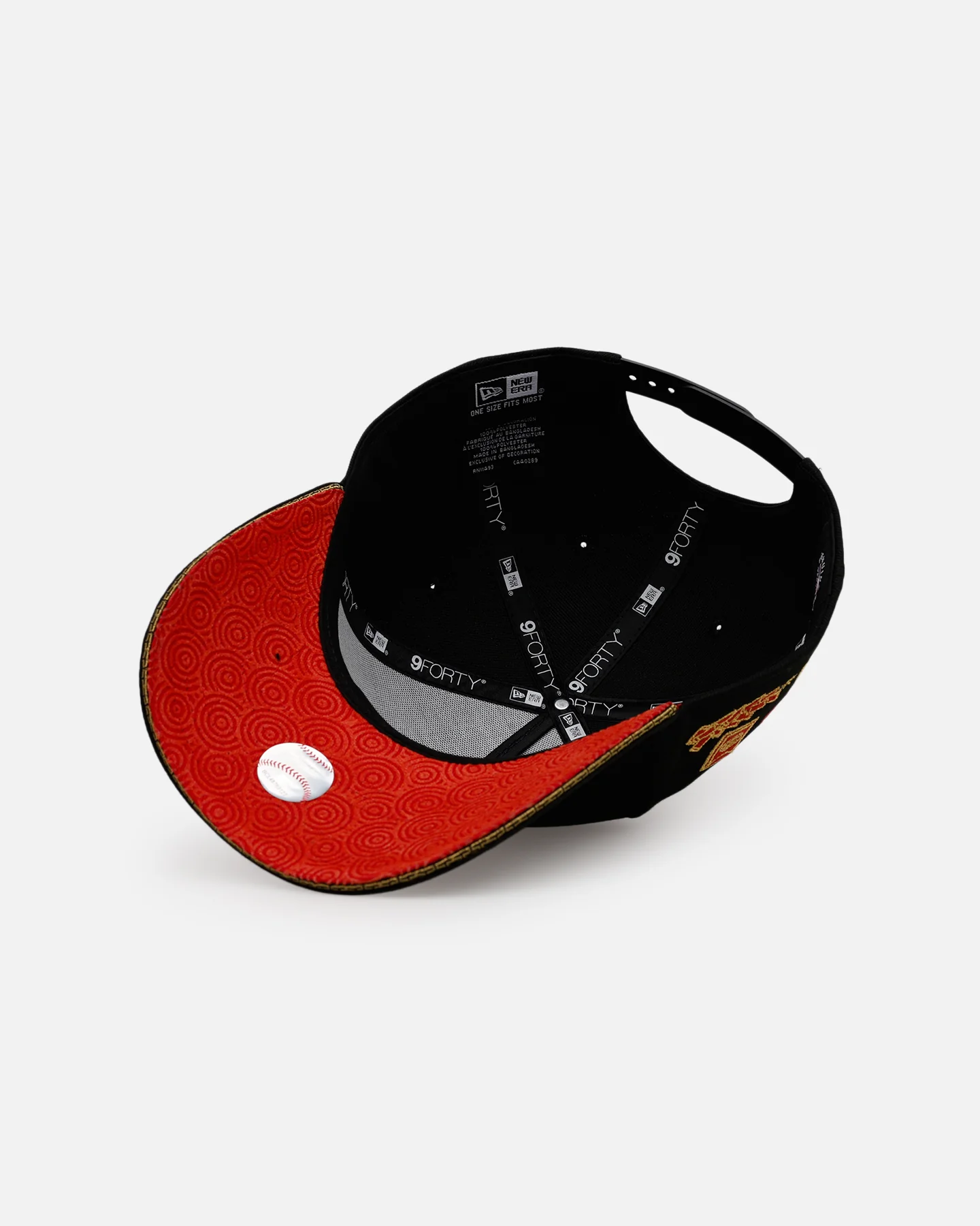 New Era Boston Red Sox 'Longevity' 9FORTY A-Frame Snapback Black/Red - Image 6