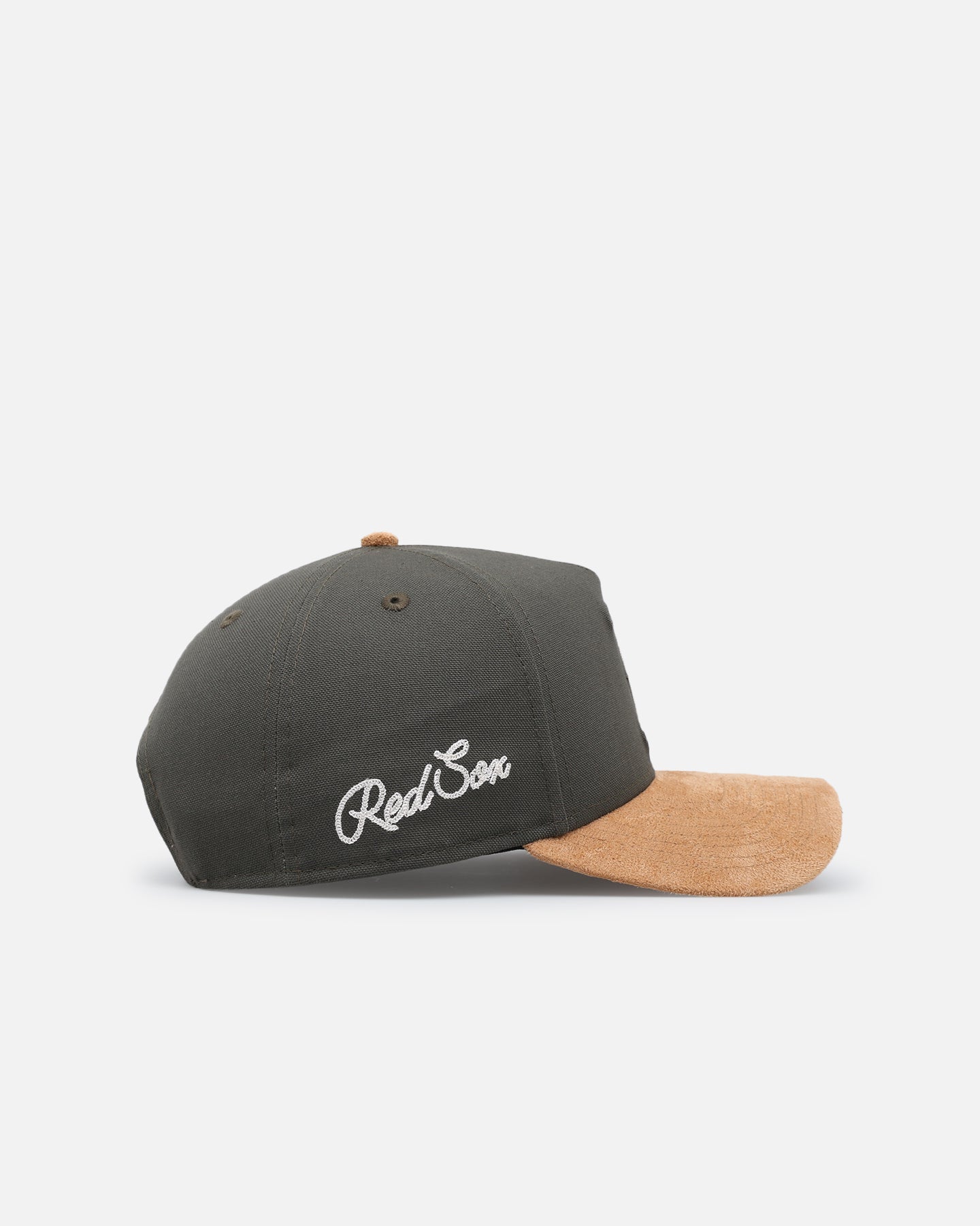 New Era Boston Red Sox 'Moss Canvas Wheat' 9FORTY A-Frame Snapback Moss Canvas/Ivory - Image 4