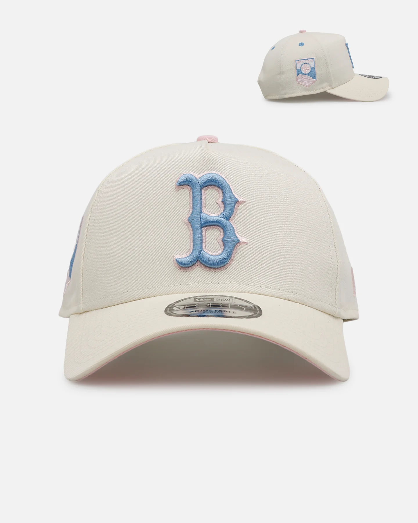 New Era Boston Red Sox 'Pastel' 9FORTY A-Frame Snapback Chrome White
