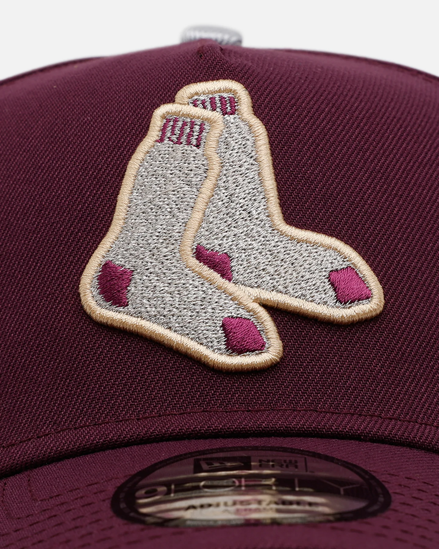 New Era Boston Red Sox 'Plum' 9FORTY A-Frame Snapback Plum - Image 5