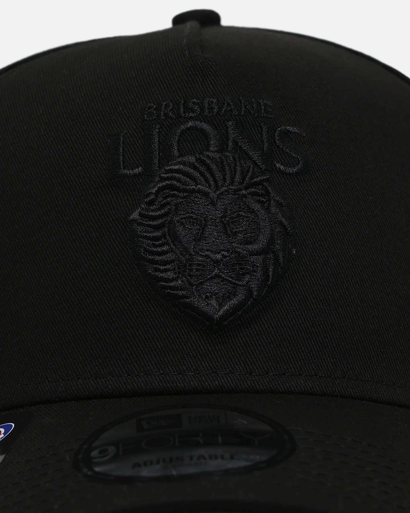 New Era Brisbane Lions 'Triple Black' 9FORTY A-Frame Snapback Black - Image 5