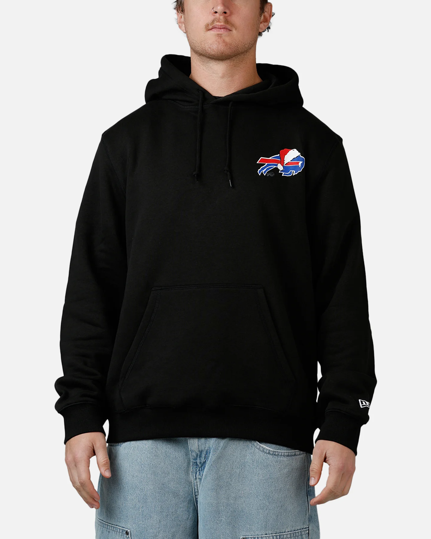 New Era Buffalo Bills All I Want For Christmas Hoodie Black - Image 2