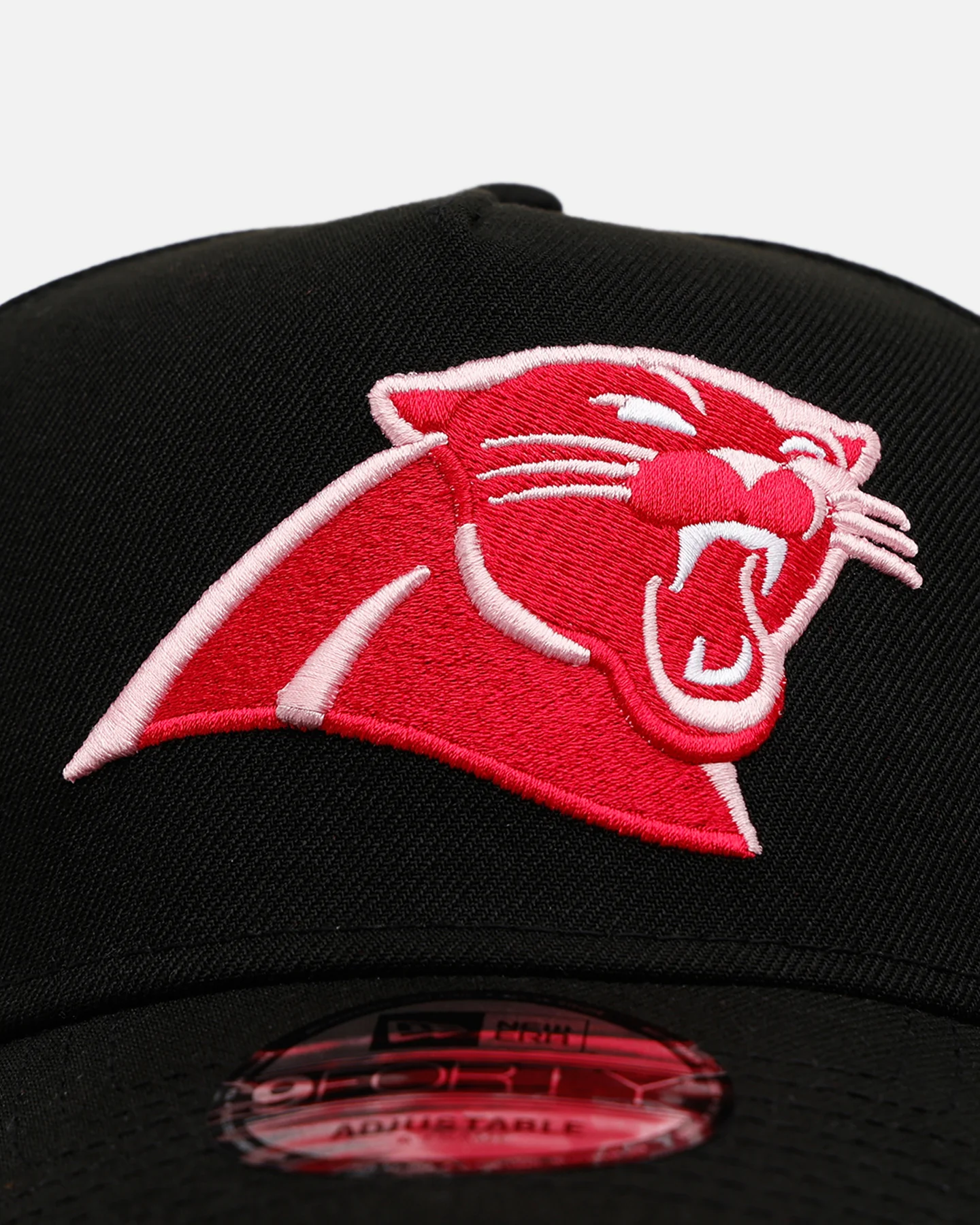 New Era Carolina Panthers 'Black And Pink' 9FORTY A-Frame Snapback Black/Pink - Image 5
