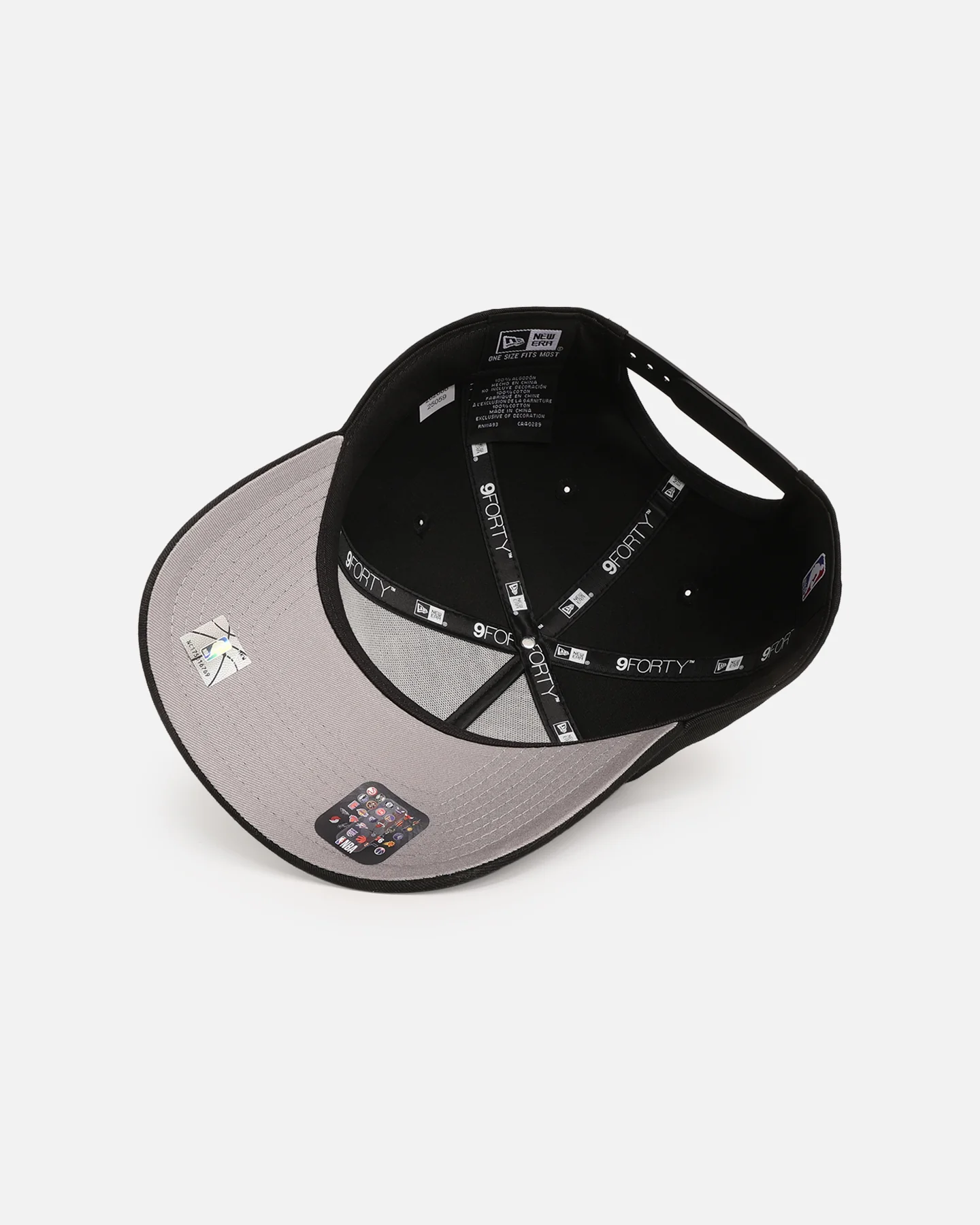 New Era Chicago Bulls 'Black Aqua' 9FORTY A-Frame Snapback Black/Aqua - Image 6