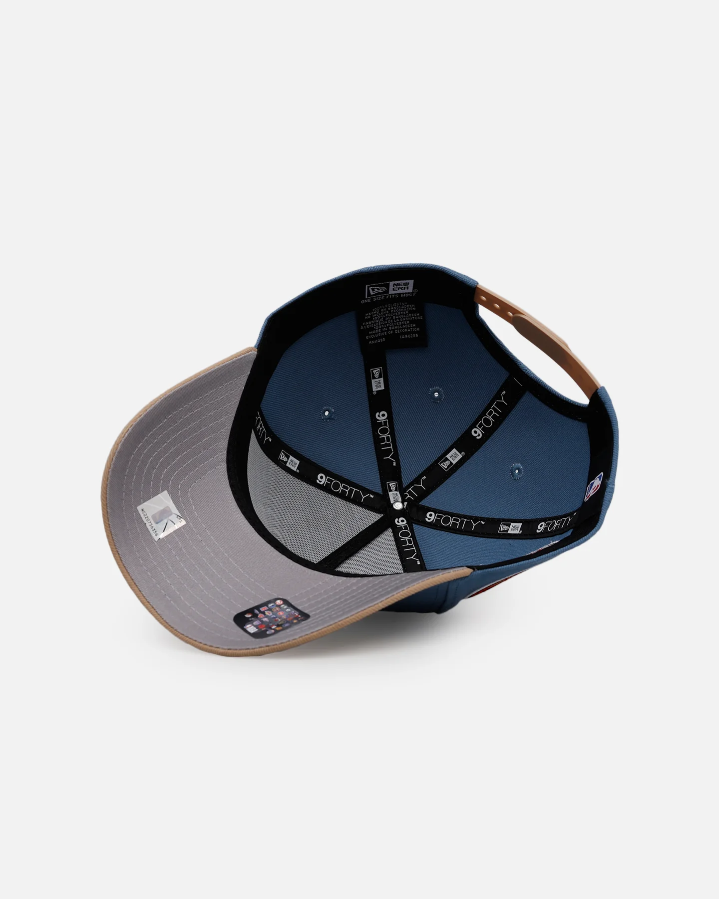 New Era Chicago Bulls 'Easy Breezy' 9FORTY A-Frame Snapback Blue/Tan - Image 6