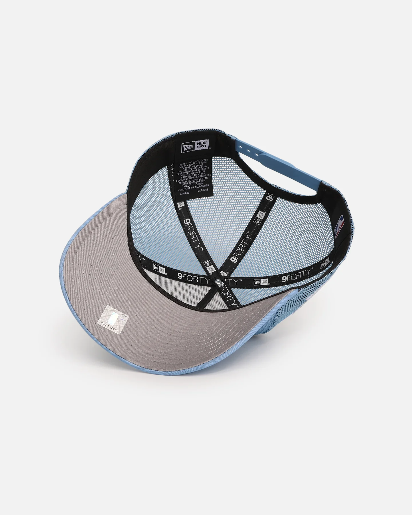 New Era Chicago Bulls 'Polychromatic Mesh' 9FORTY A-Frame Snapback Sky - Image 6