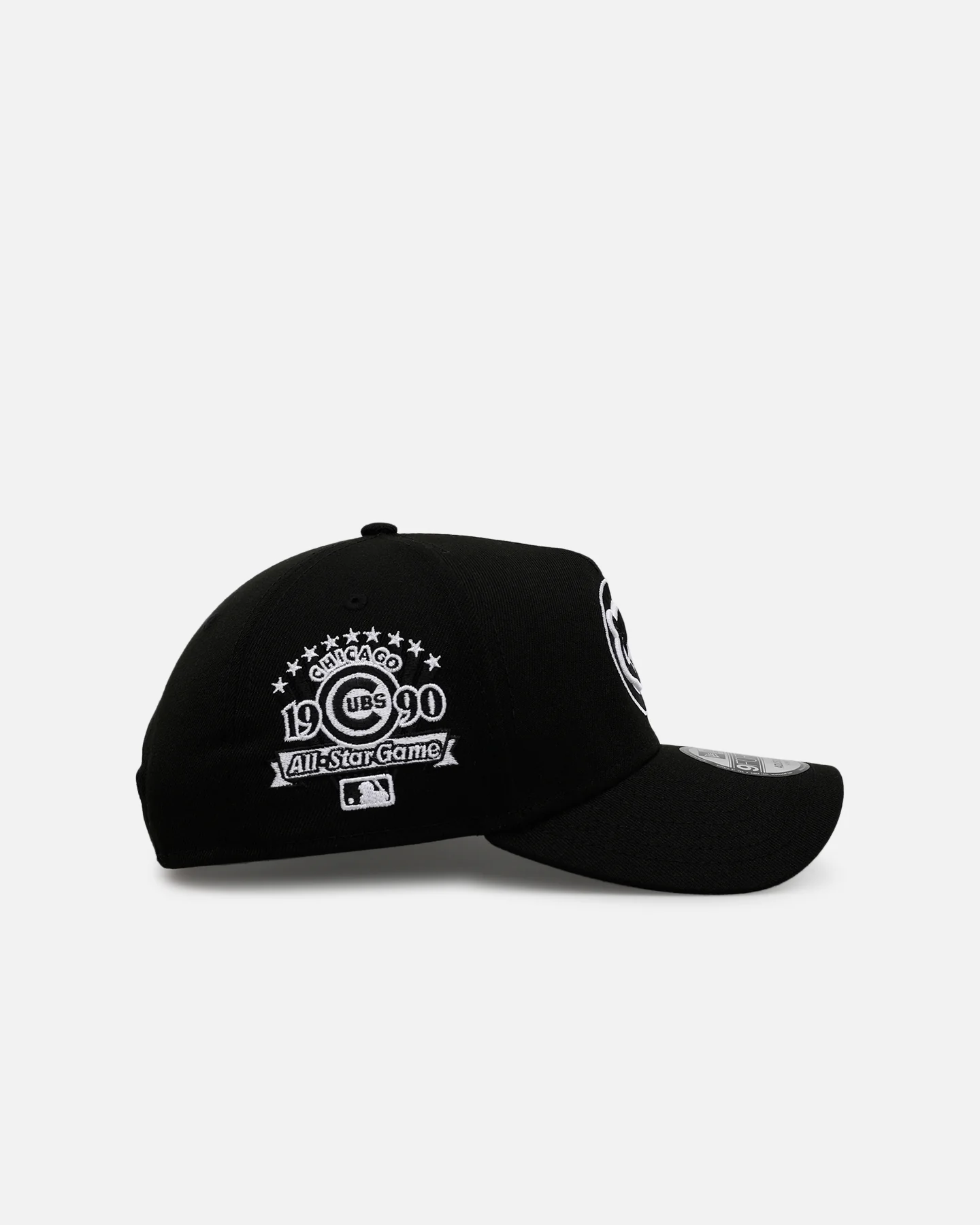 New Era Chicago Cubs 'Black And White' 9FORTY A-Frame Snapback Black/White - Image 3