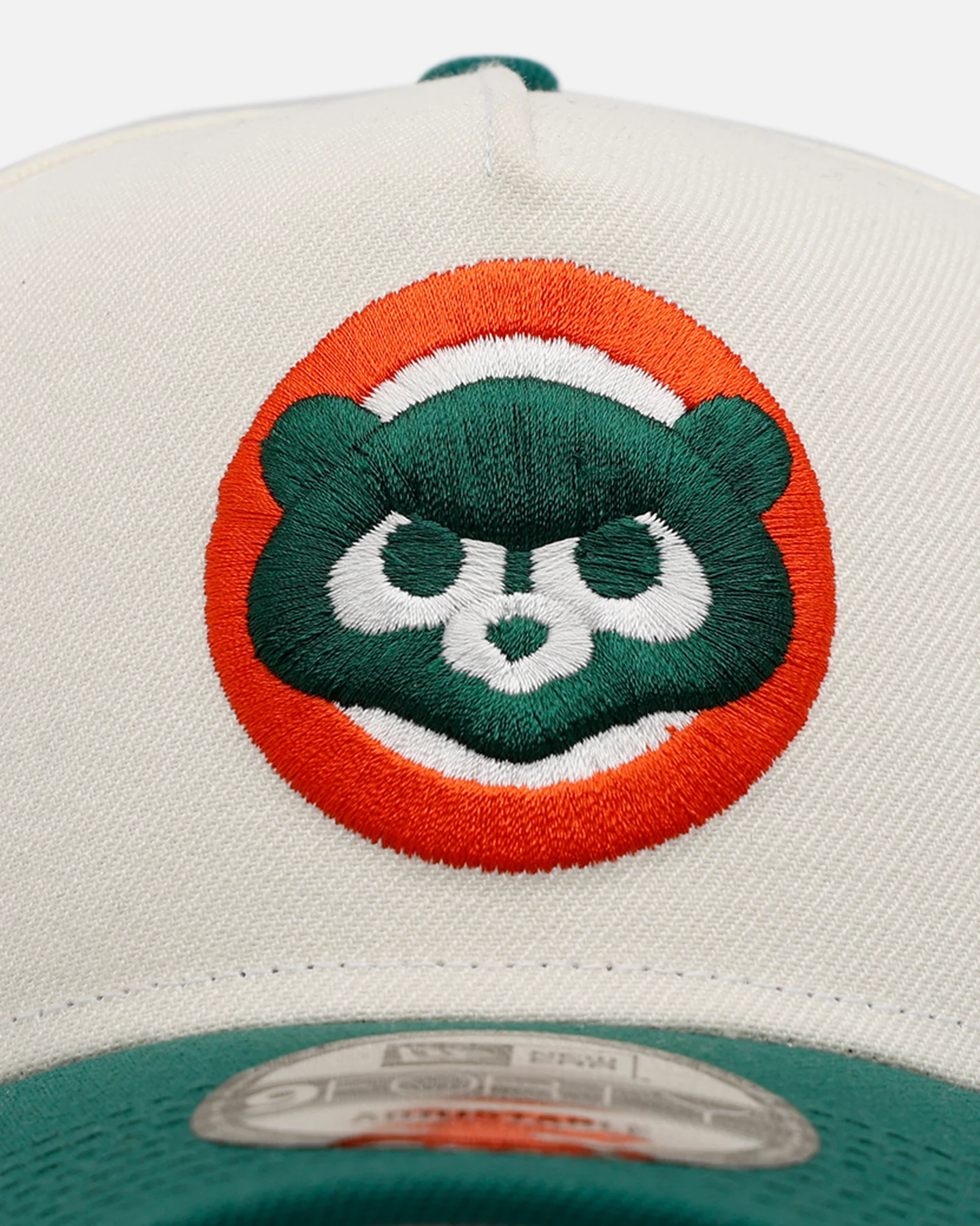 New Era Chicago Cubs 'Citrus' 9FORTY A-Frame Snapback Chrome/Green/Orange - Image 5
