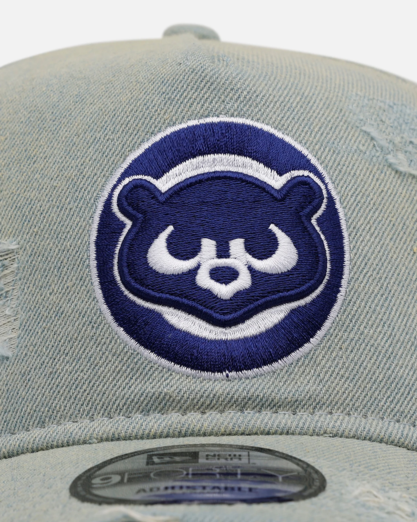 New Era Chicago Cubs 'Denim' 9FORTY A-Frame Snapback Light Wash Denim - Image 5